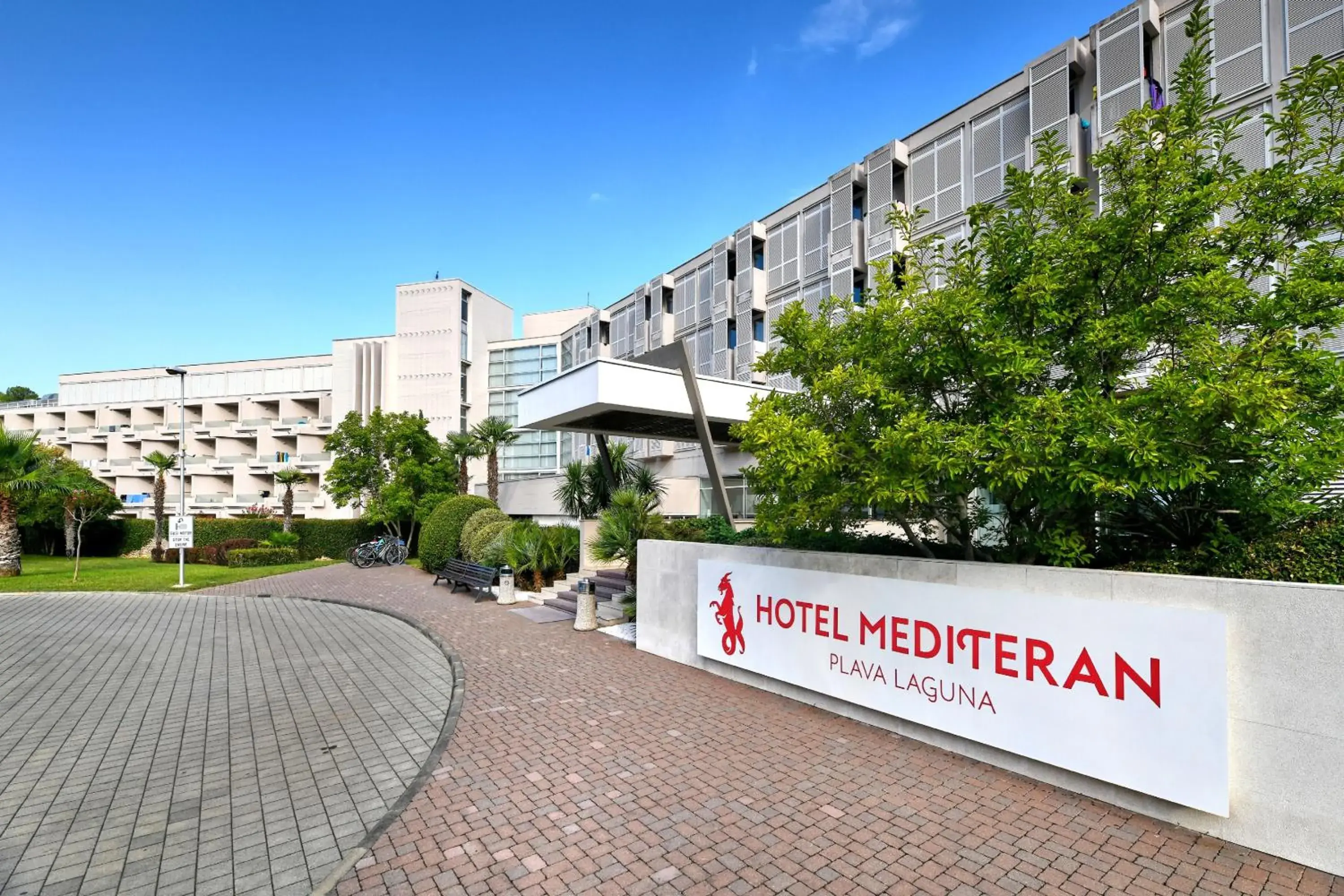 Facade/entrance, Property Building in Hotel Mediteran Plava Laguna