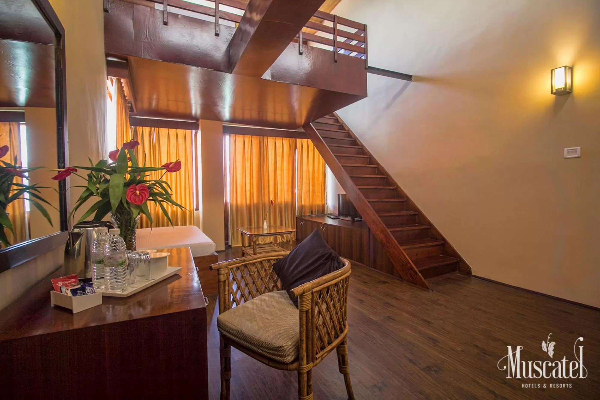 Seating Area in Muscatel Delamare - 200 Mts from MG Marg