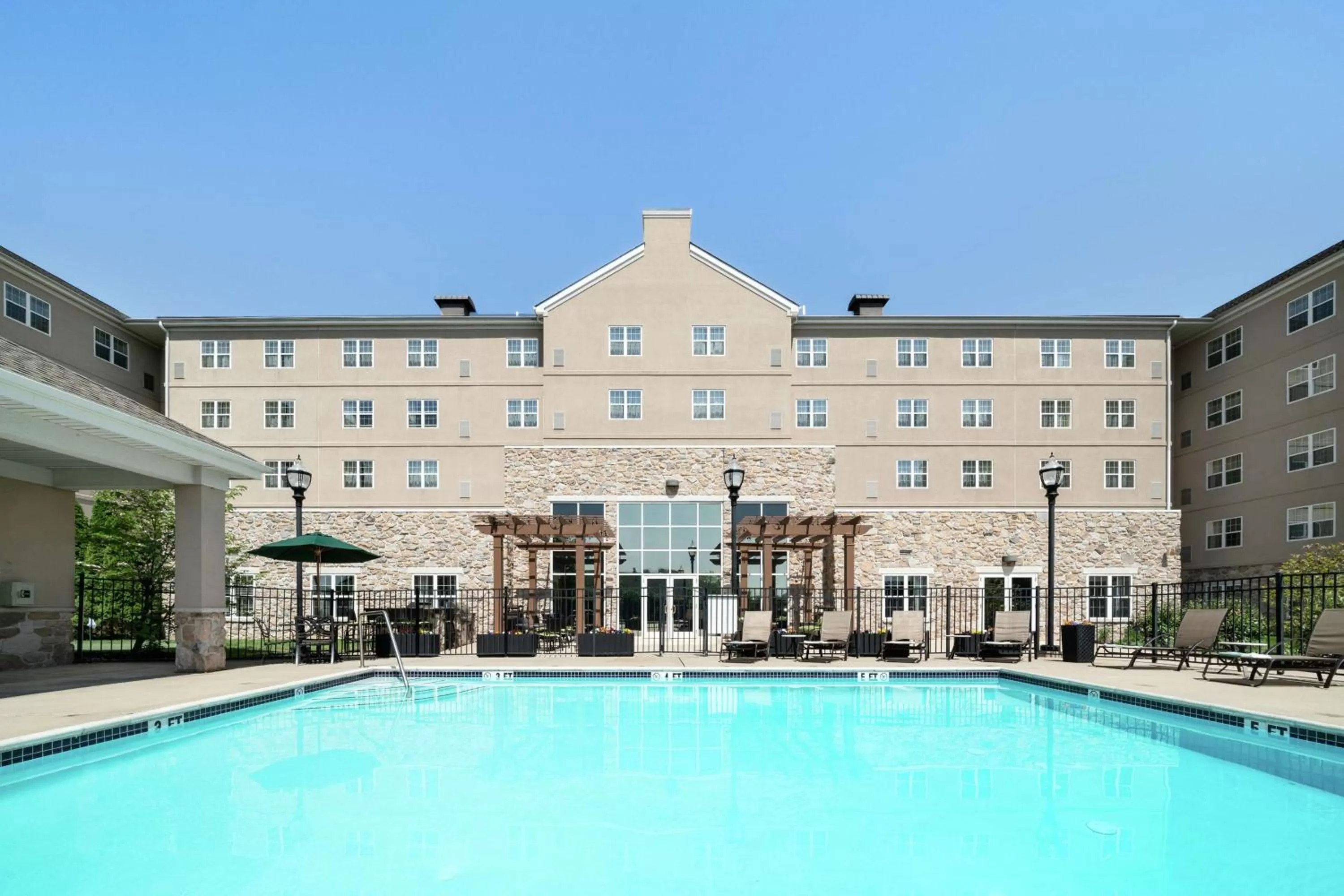 Pool view in Homewood Suites by Hilton Philadelphia-Valley Forge
