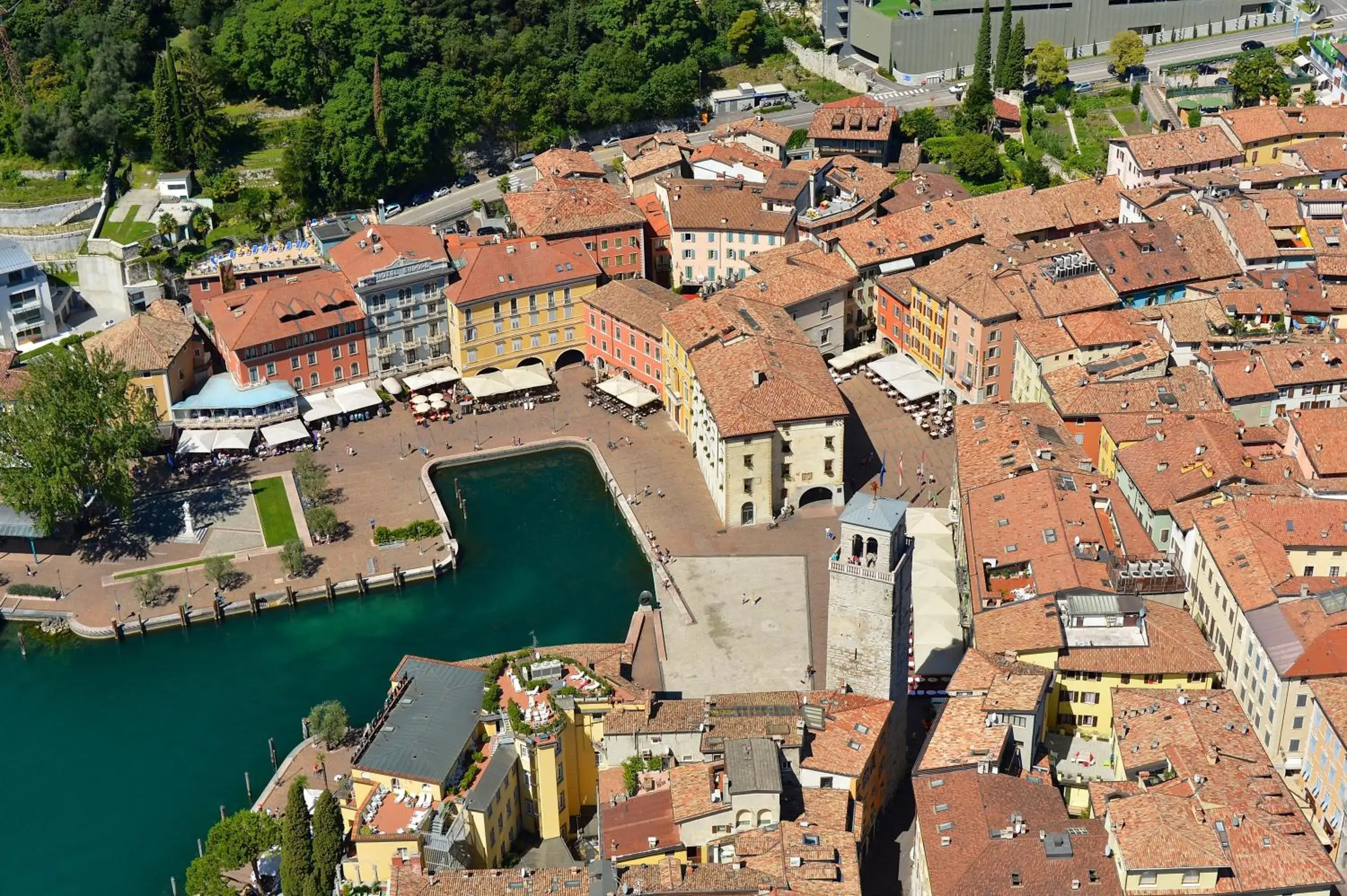 Facade/entrance, Bird's-eye View in Hotel Portici - Romantik & Wellness