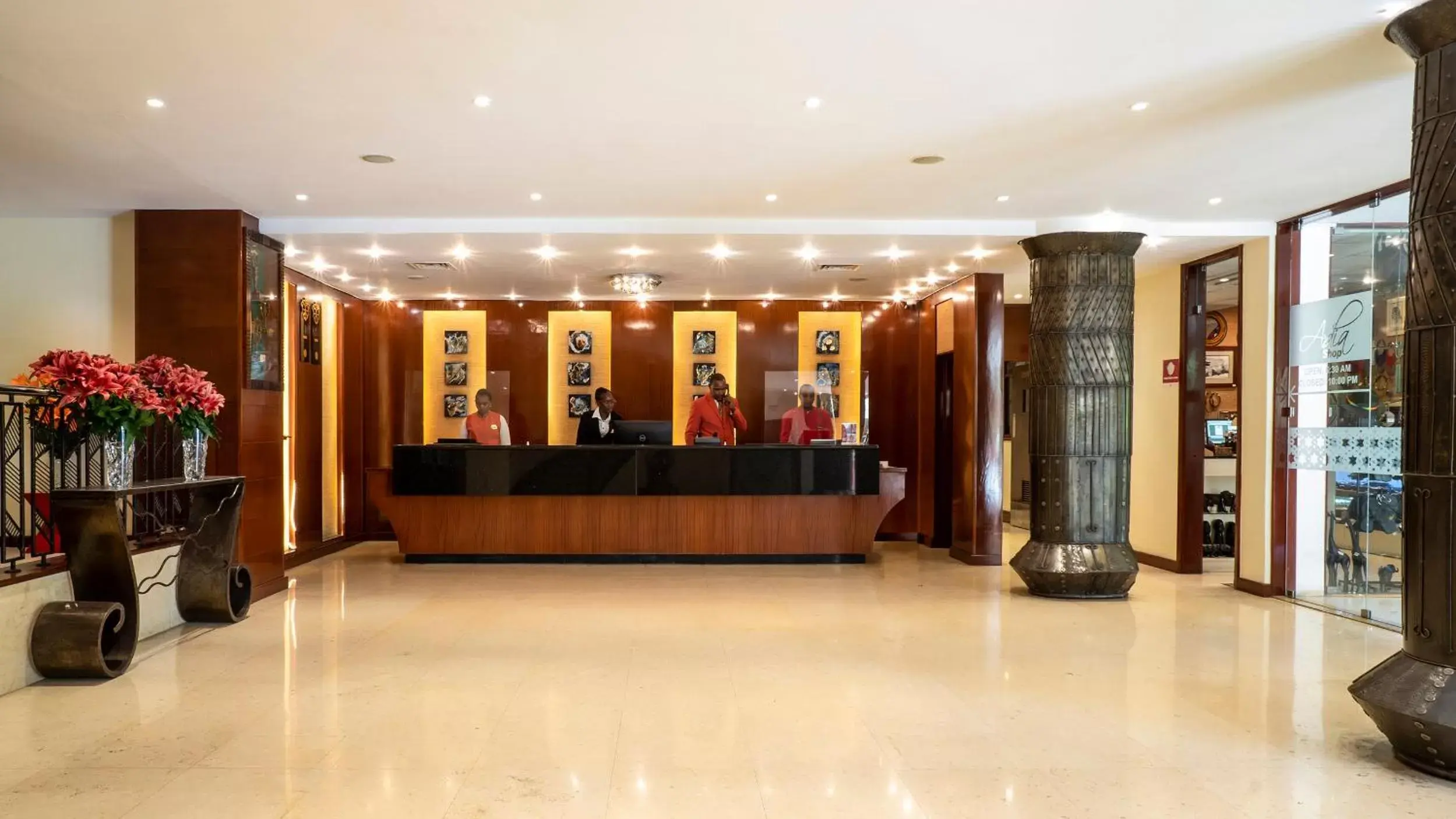 Staff, Lobby/Reception in Sarova Panafric Hotel