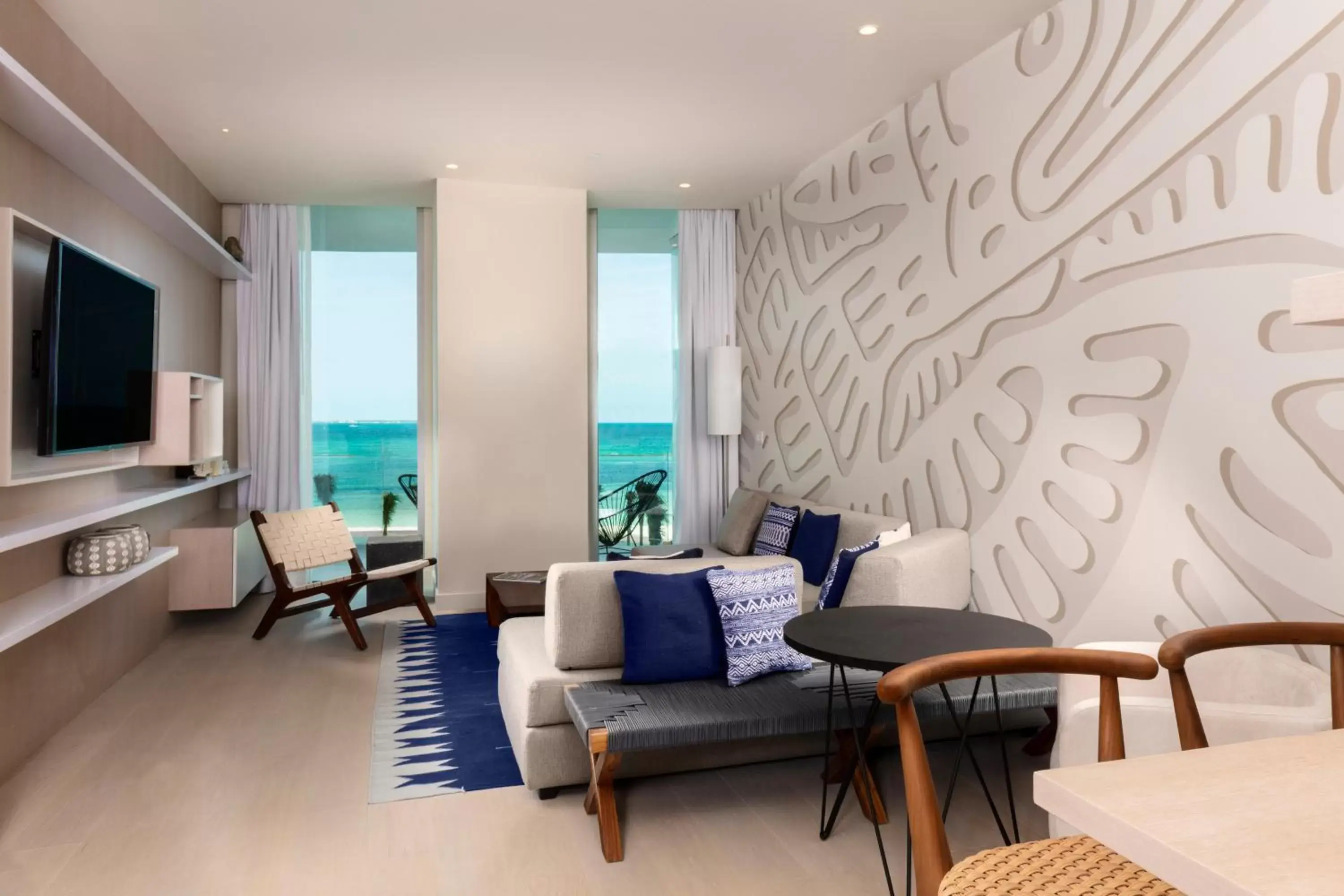 View (from property/room), Seating Area in SLS Cancun Hotel & Spa