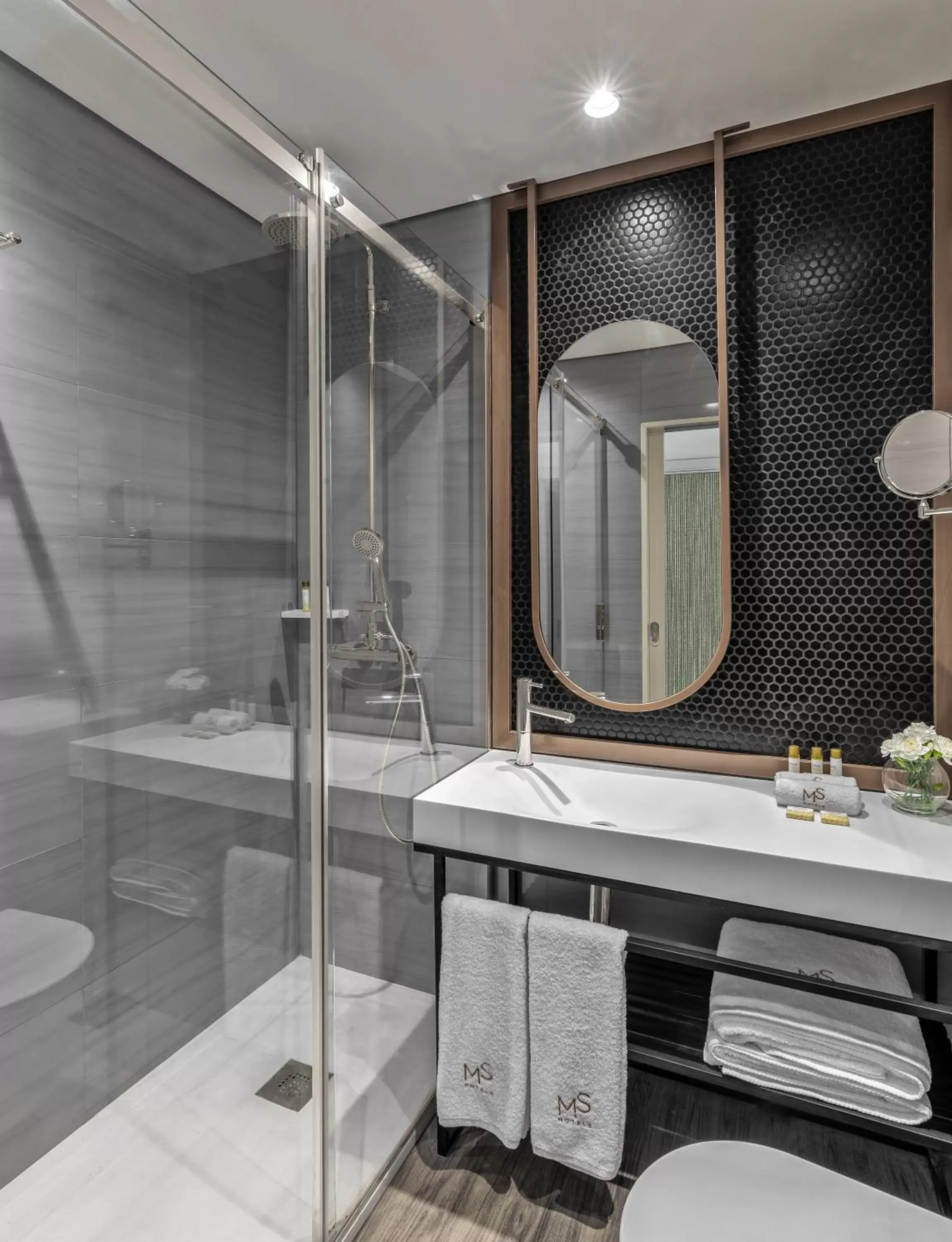 Shower, Bathroom in Hotel Moon & Sun Braga