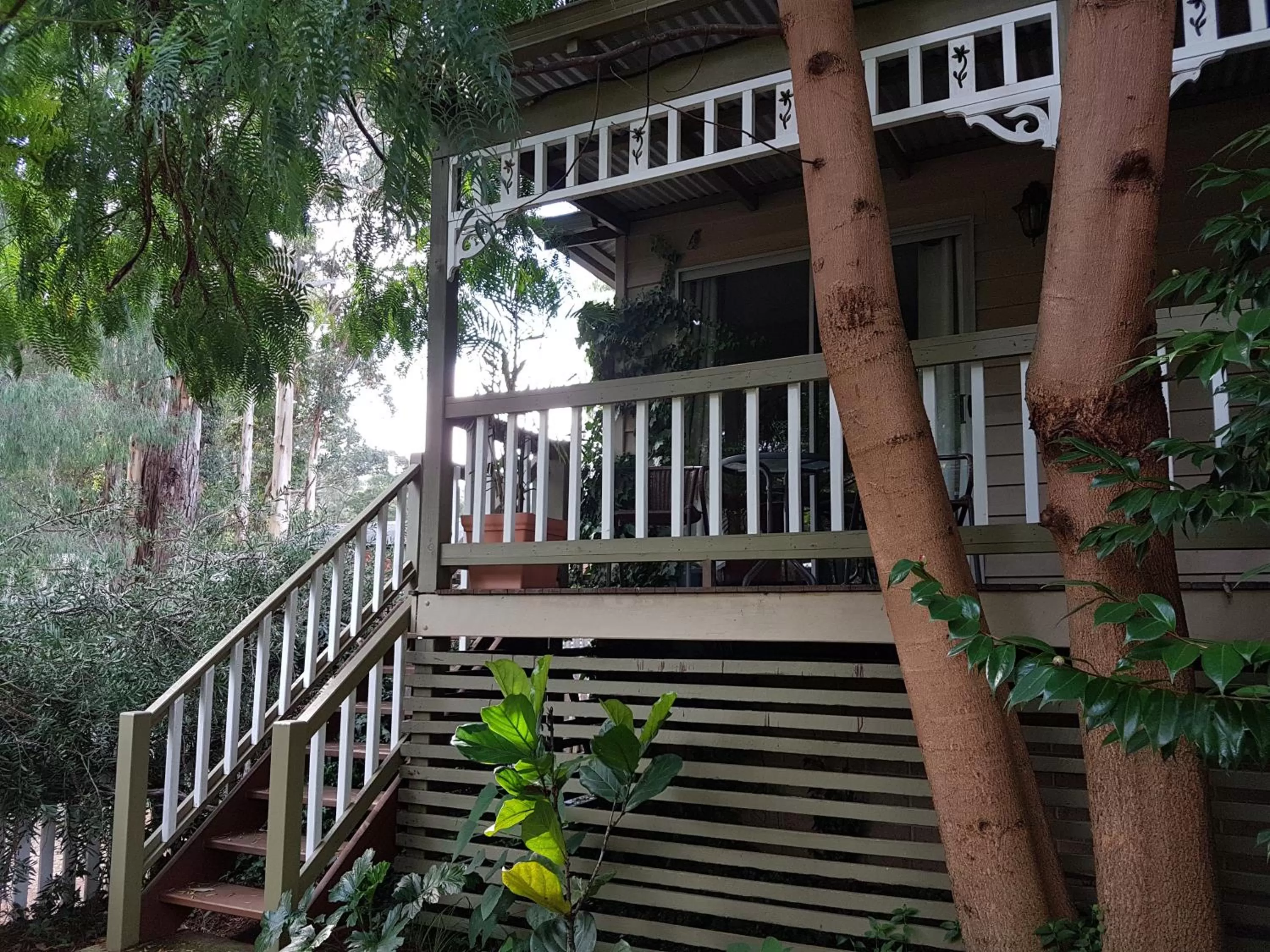 Balcony/Terrace in Adamsons Riverside Accommodation