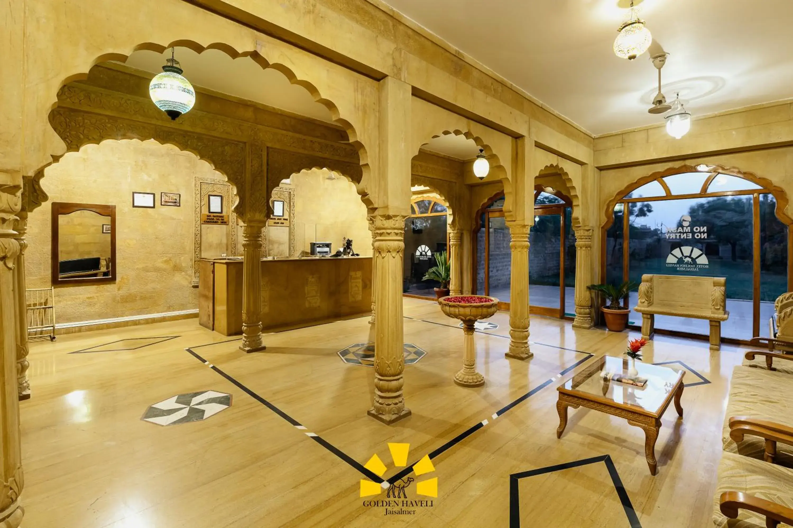 Lobby/Reception in Golden Haveli