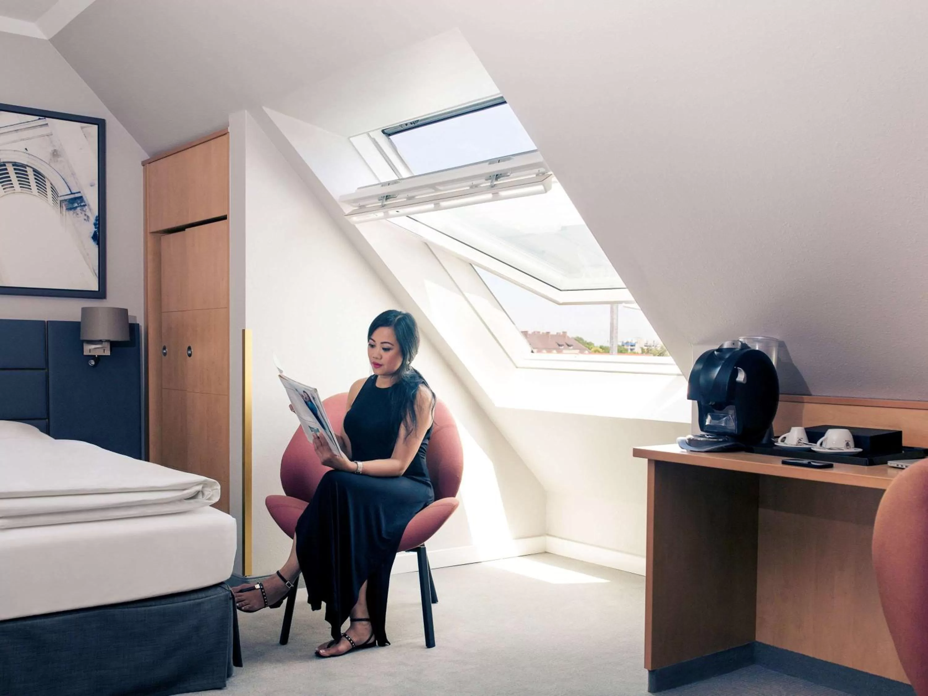 Photo of the whole room, Bed in Mercure München City Schwabing