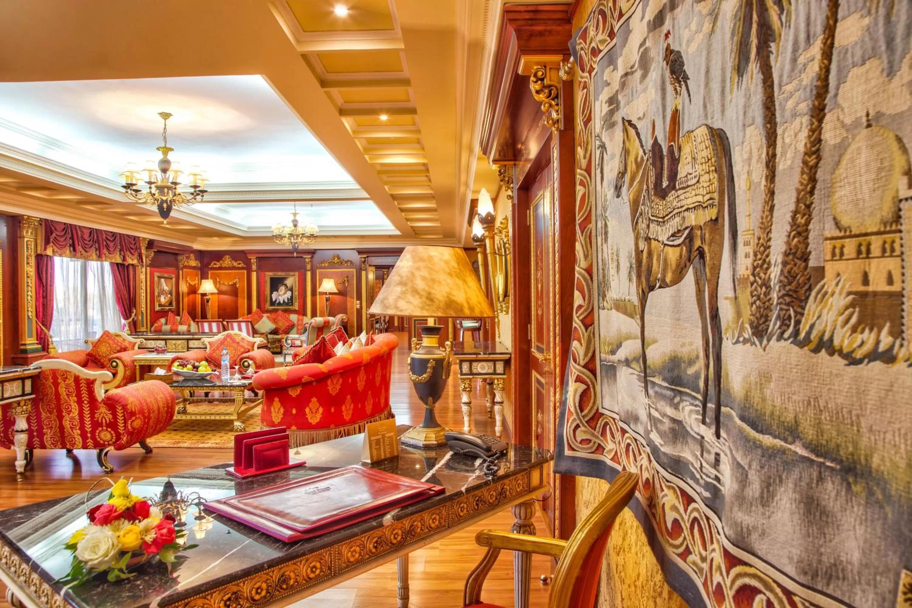 Communal lounge/ TV room in Royal Mirage Deluxe