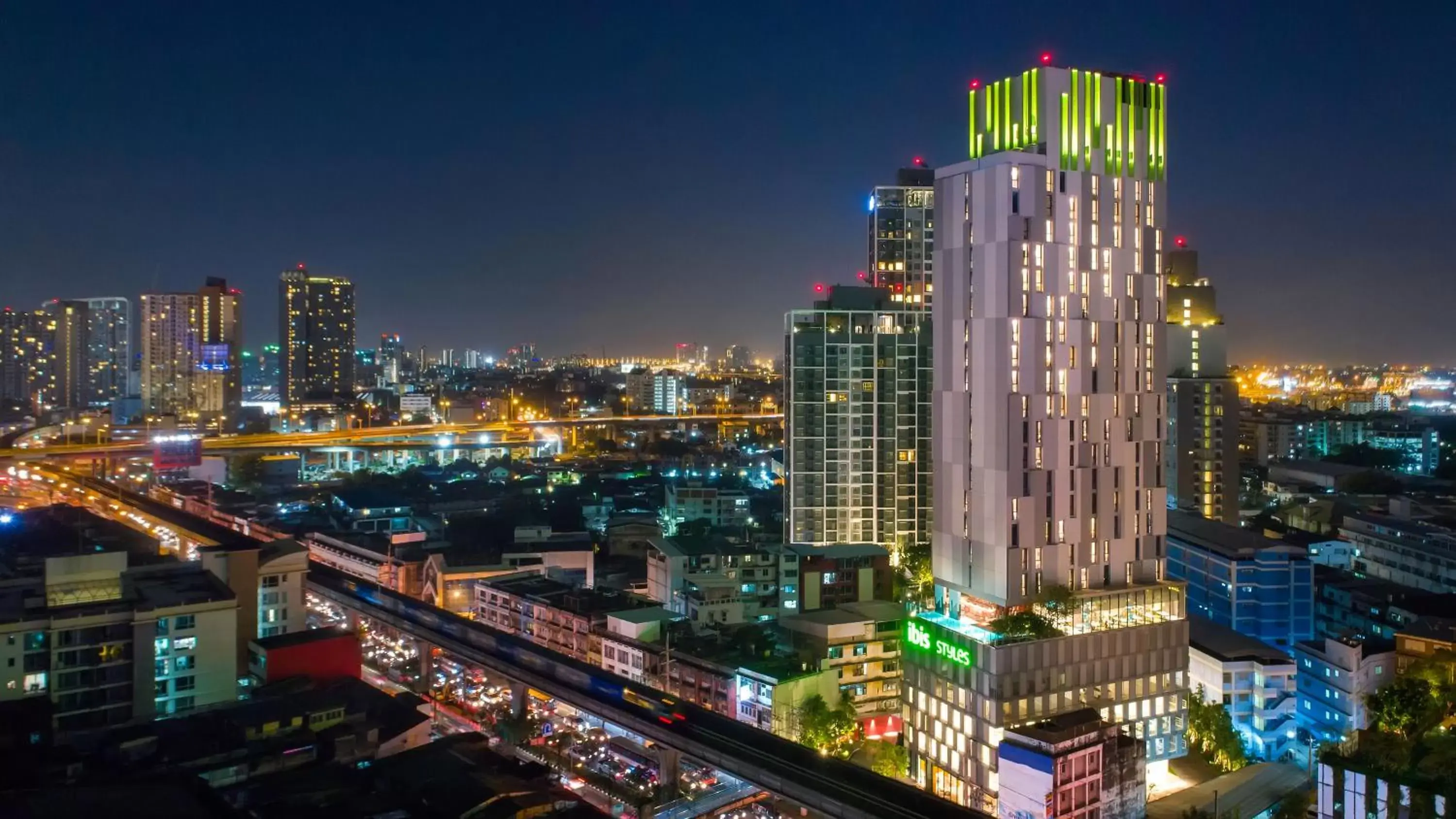 Bird's eye view in ibis Styles Bangkok Sukhumvit Phra Khanong