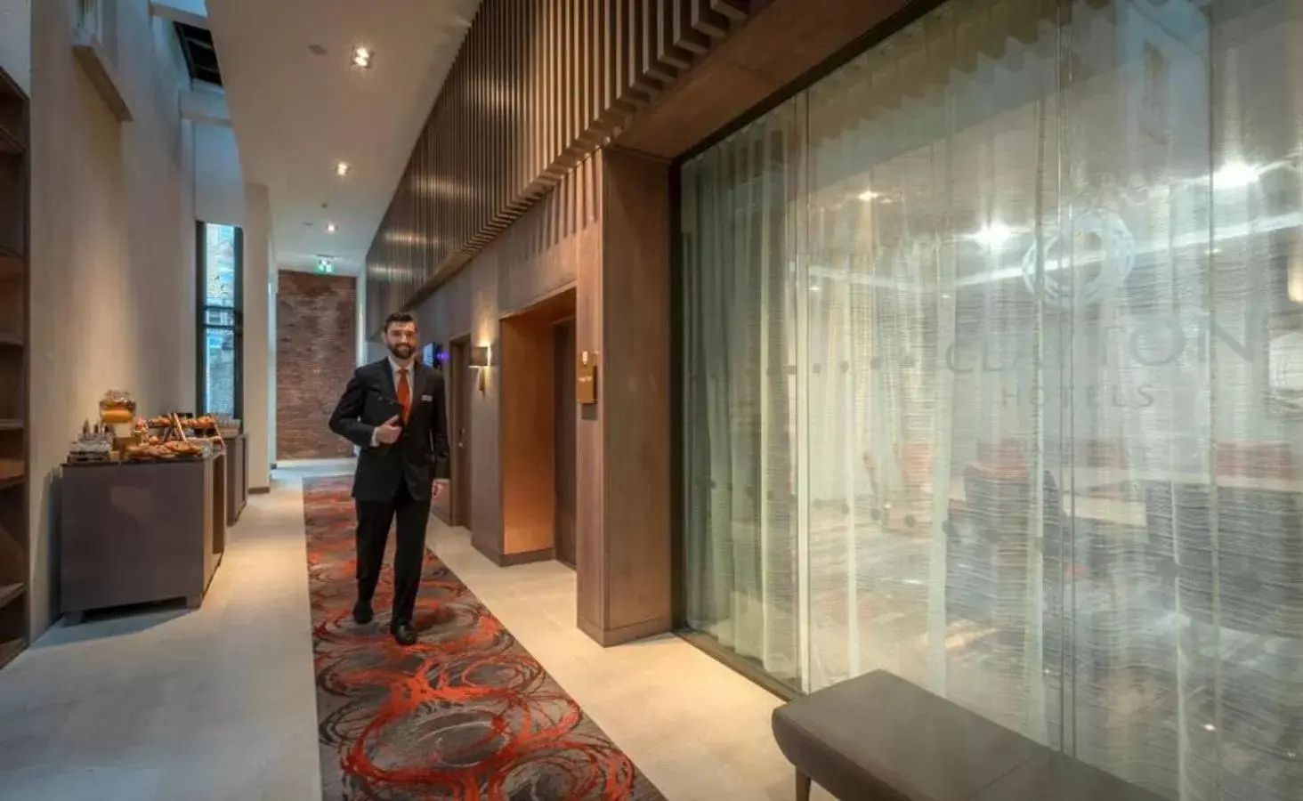 Lobby or reception in Clayton Hotel Manchester City Centre Lobby or reception in Clayton Hotel Manchester City Centre