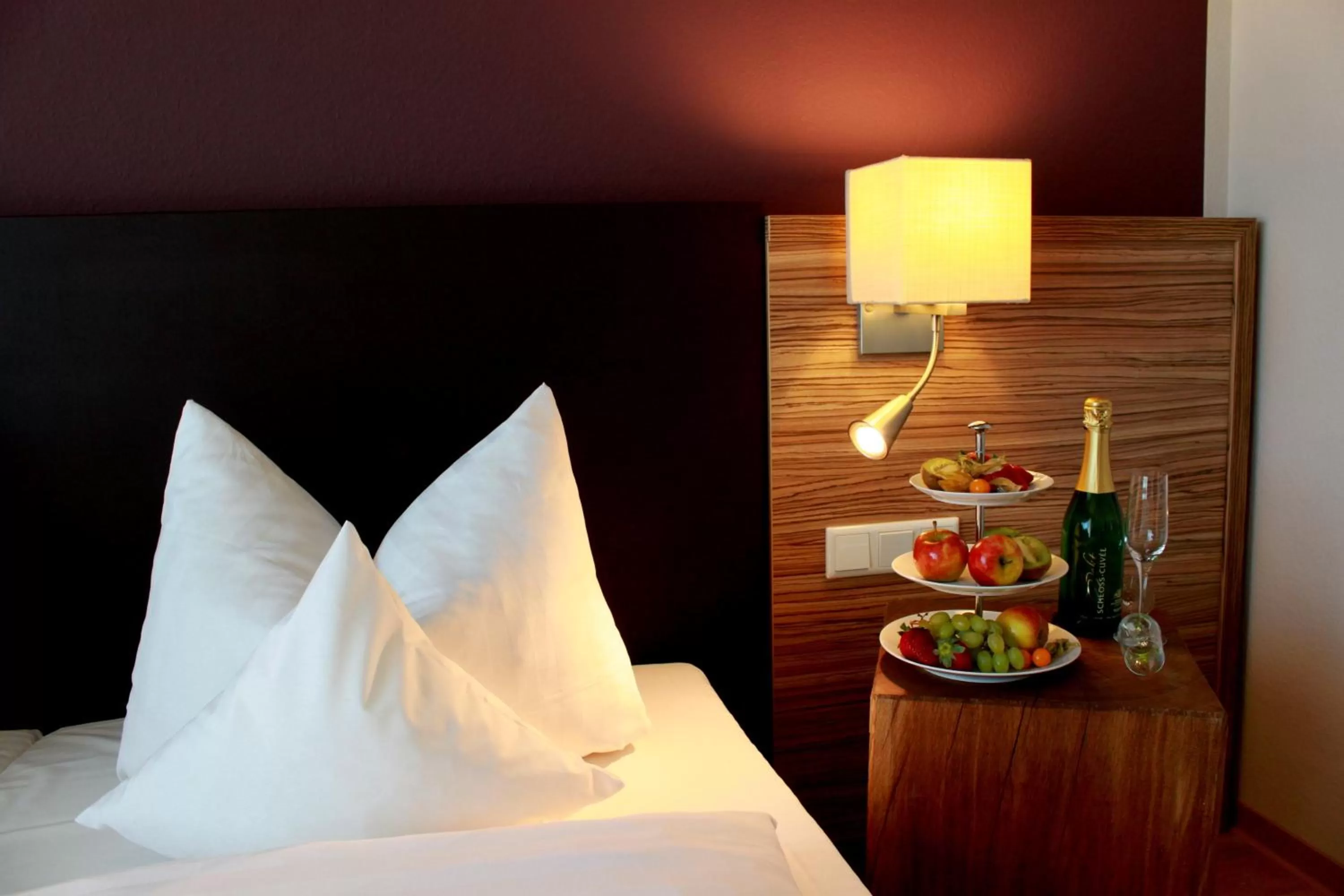 Bed in Müller´s Landhotel