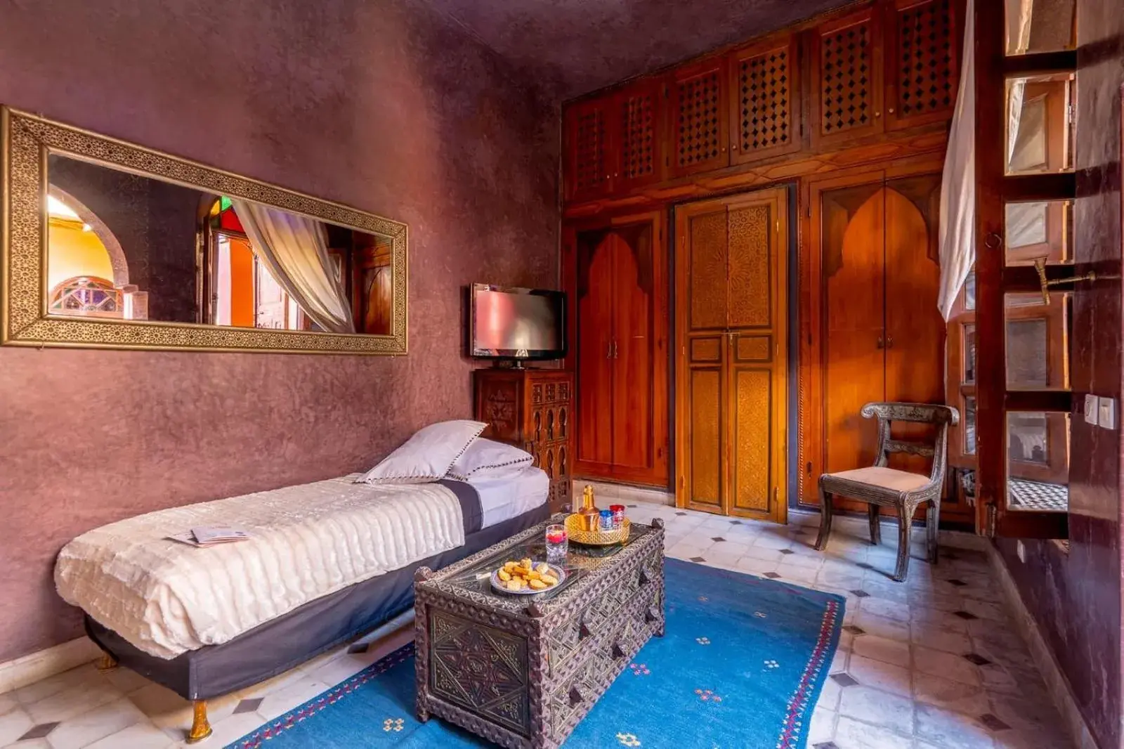 Bed in Riad Rêves D'orient