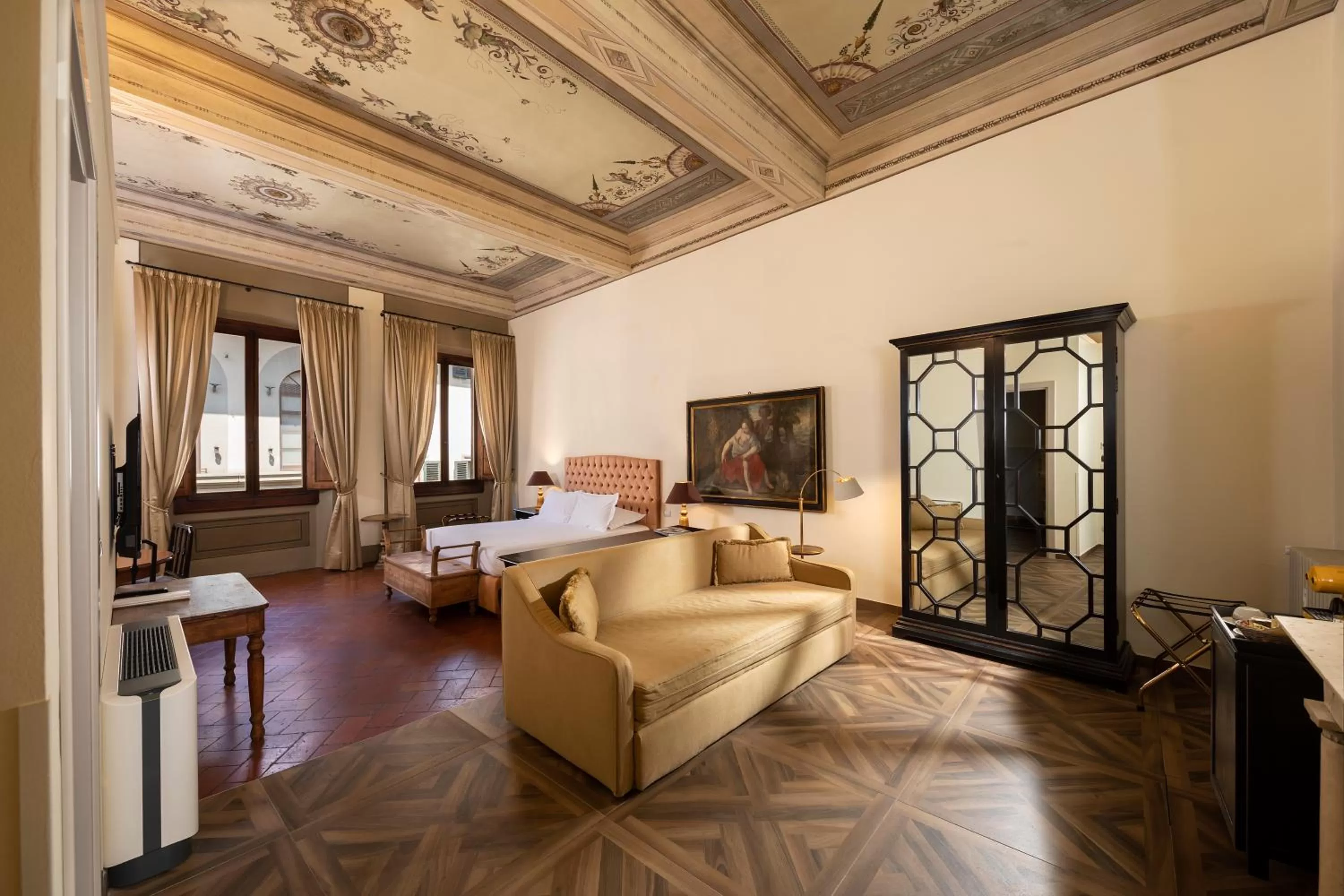 Living room, Bed in Palazzo Martellini Residenza d'epoca