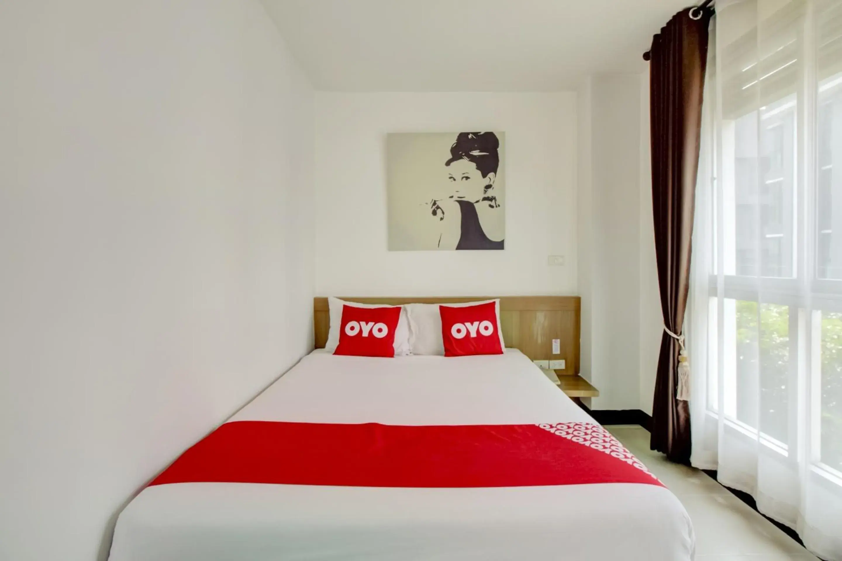 Bed in Super OYO Capital O 564 Nature Boutique Hotel