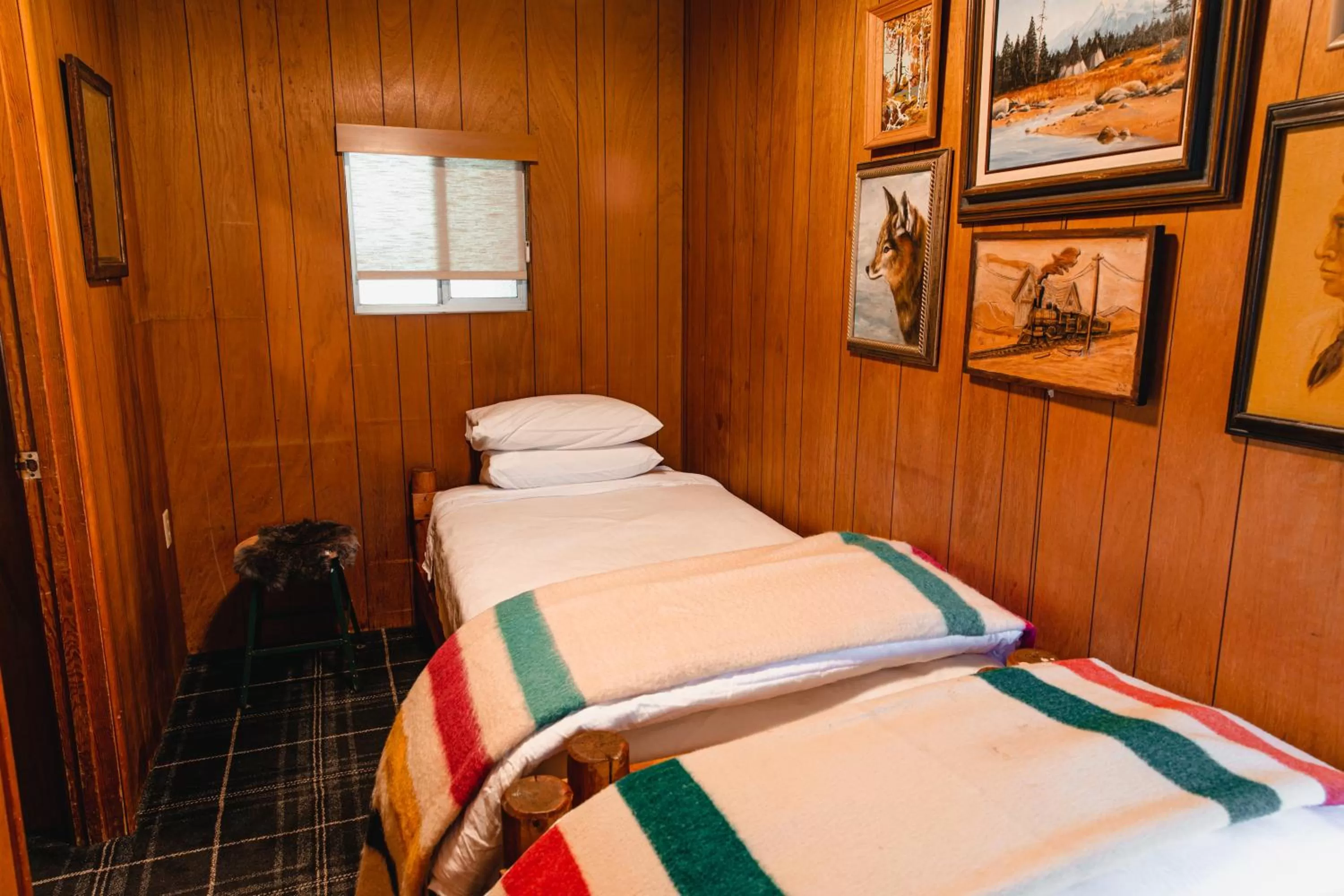 Bed in The Fireside Inn