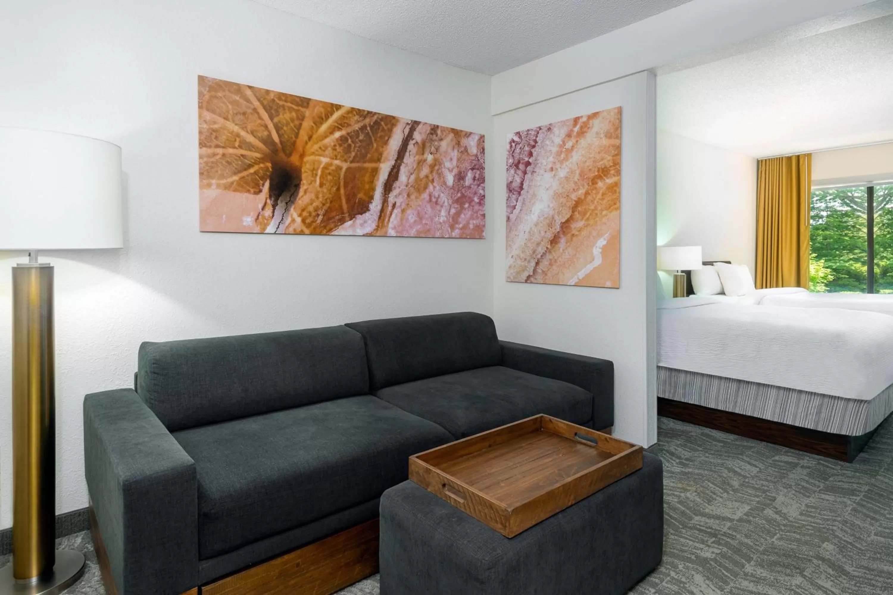 Bedroom, Bed in SpringHill Suites Asheville