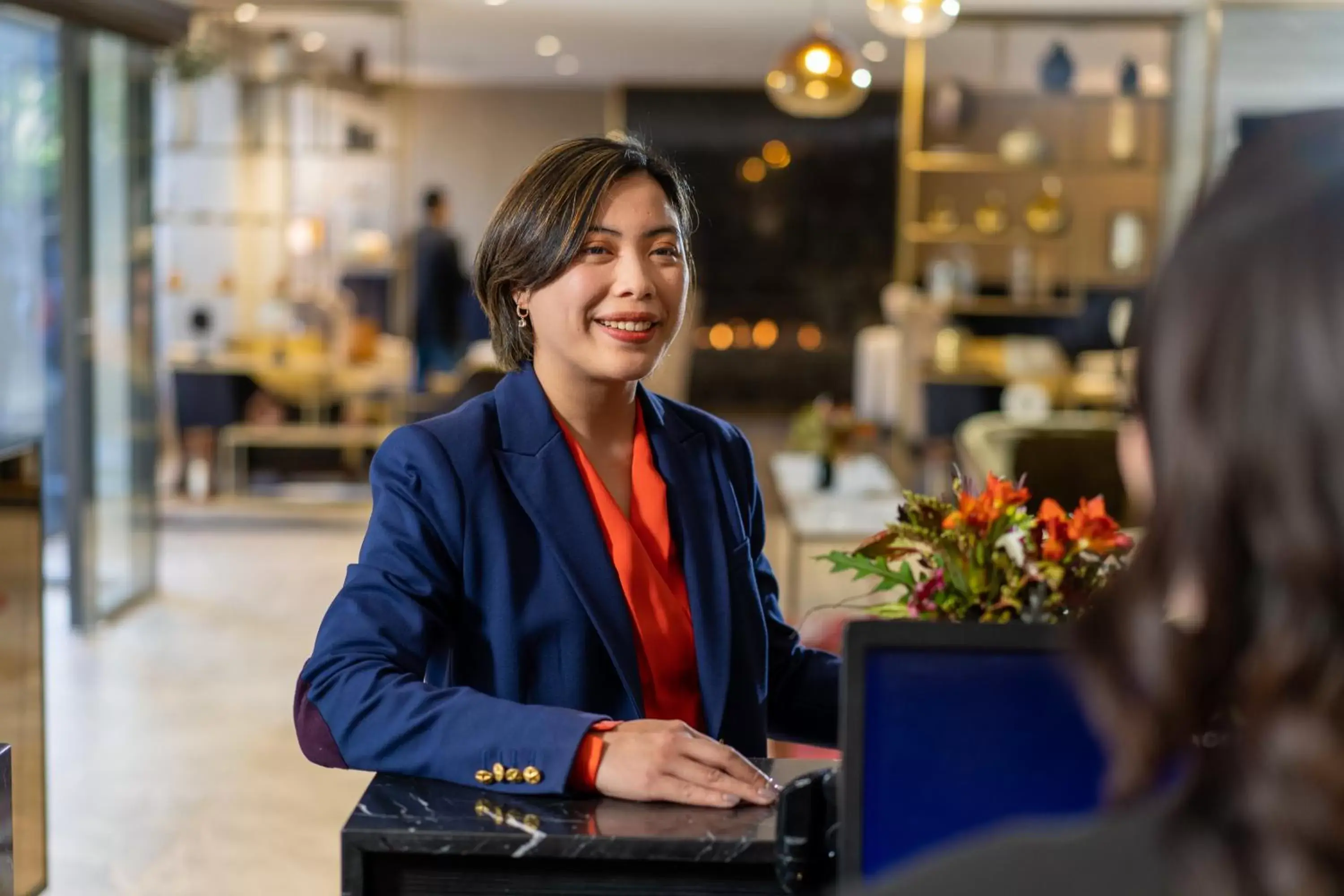 Lobby or reception in Mövenpick Hotel Wellington