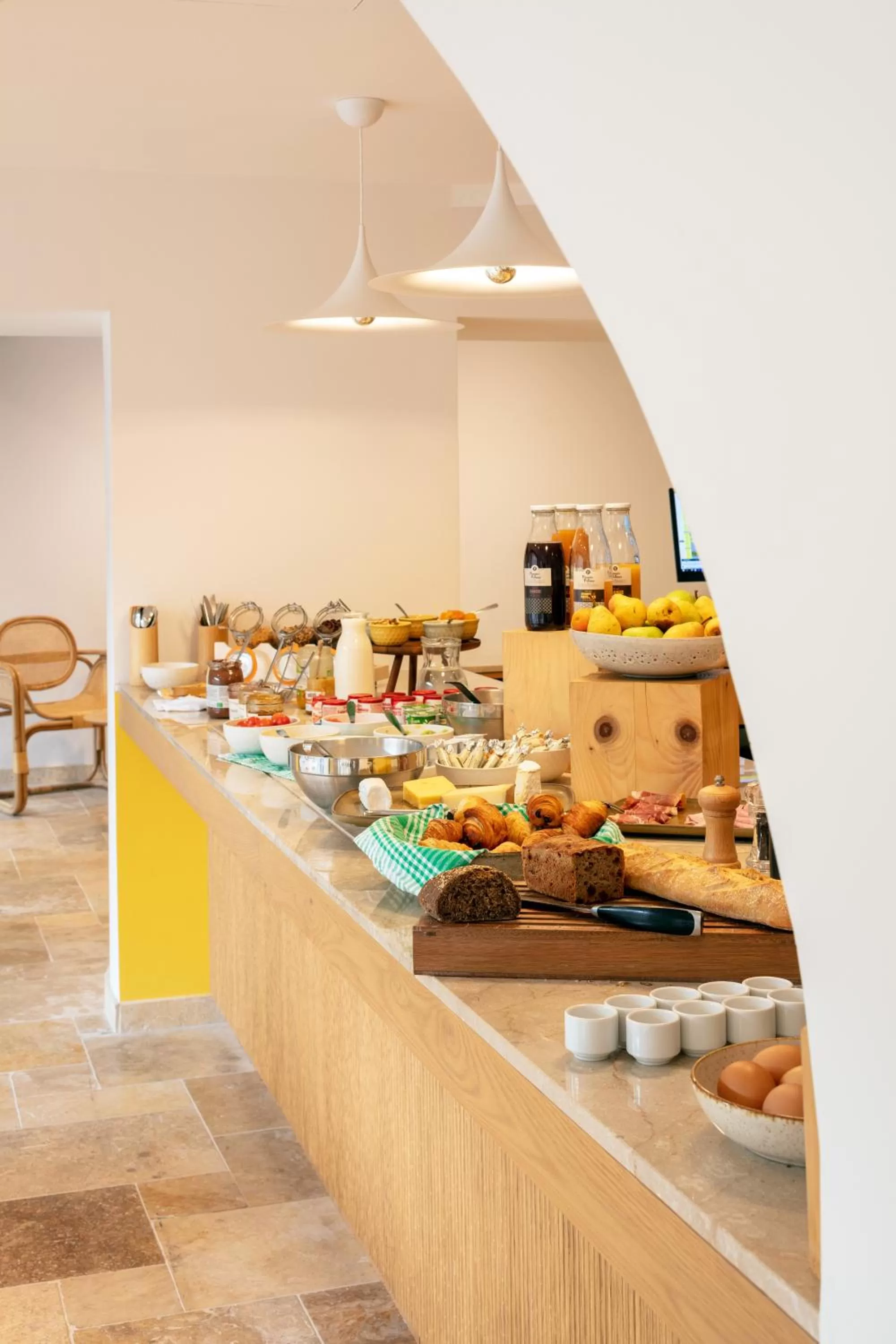 Buffet breakfast in Hôtel Escaletto