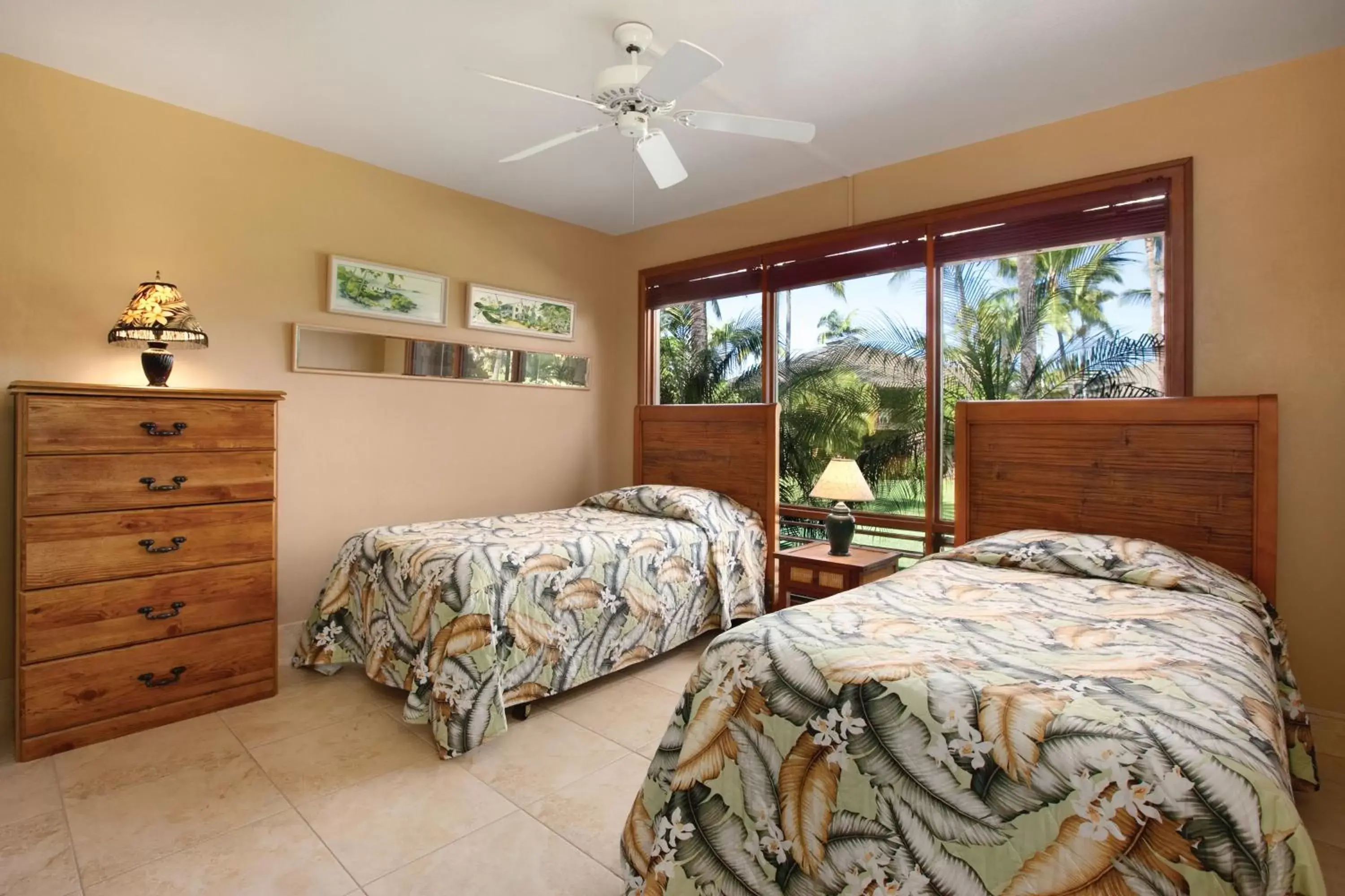 Bed in Kanaloa at Kona by Castle Resorts & Hotels