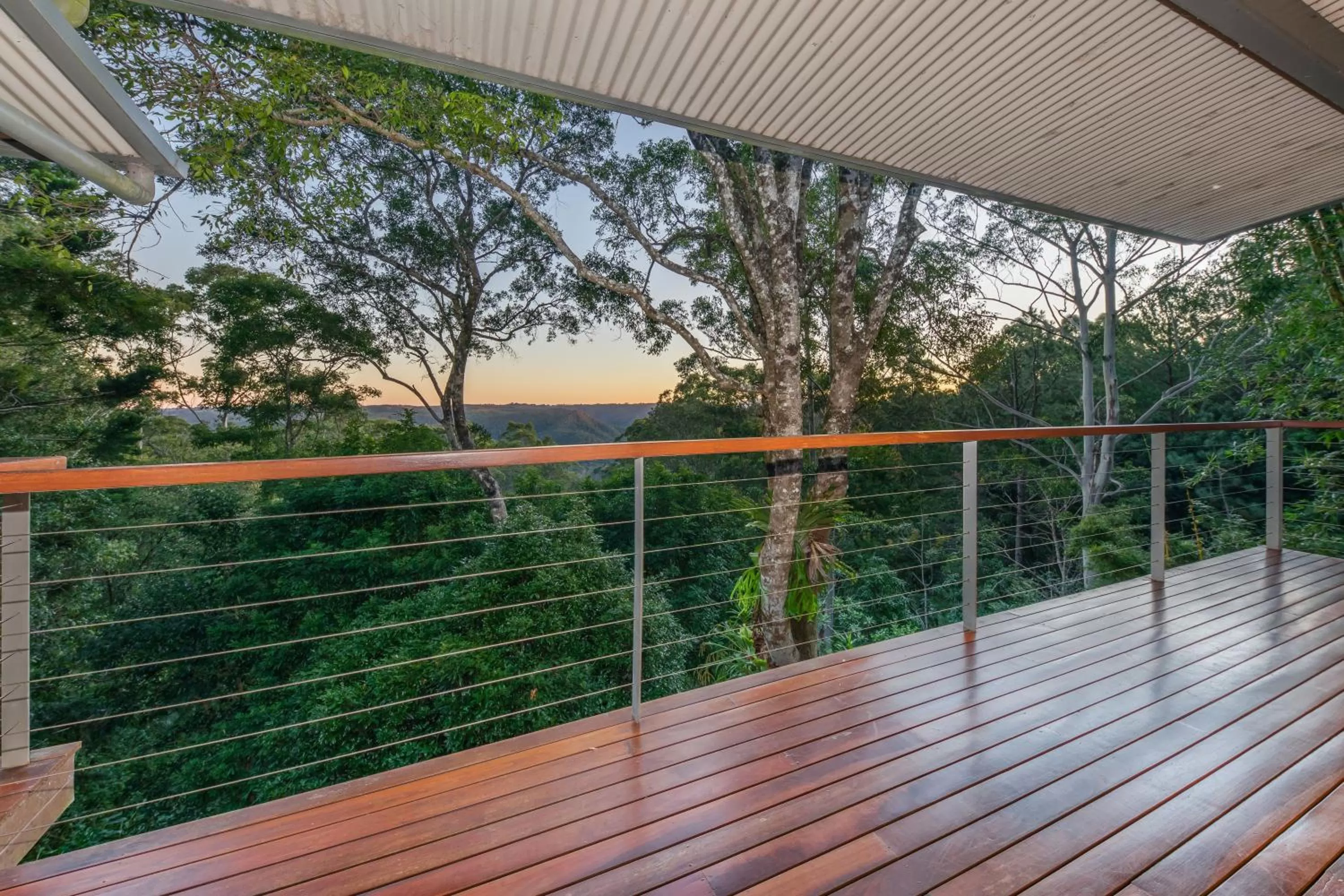 Balcony/Terrace in Taman Sari Sunshine Coast Romantic Pet-Friendly Hinterland Retreat
