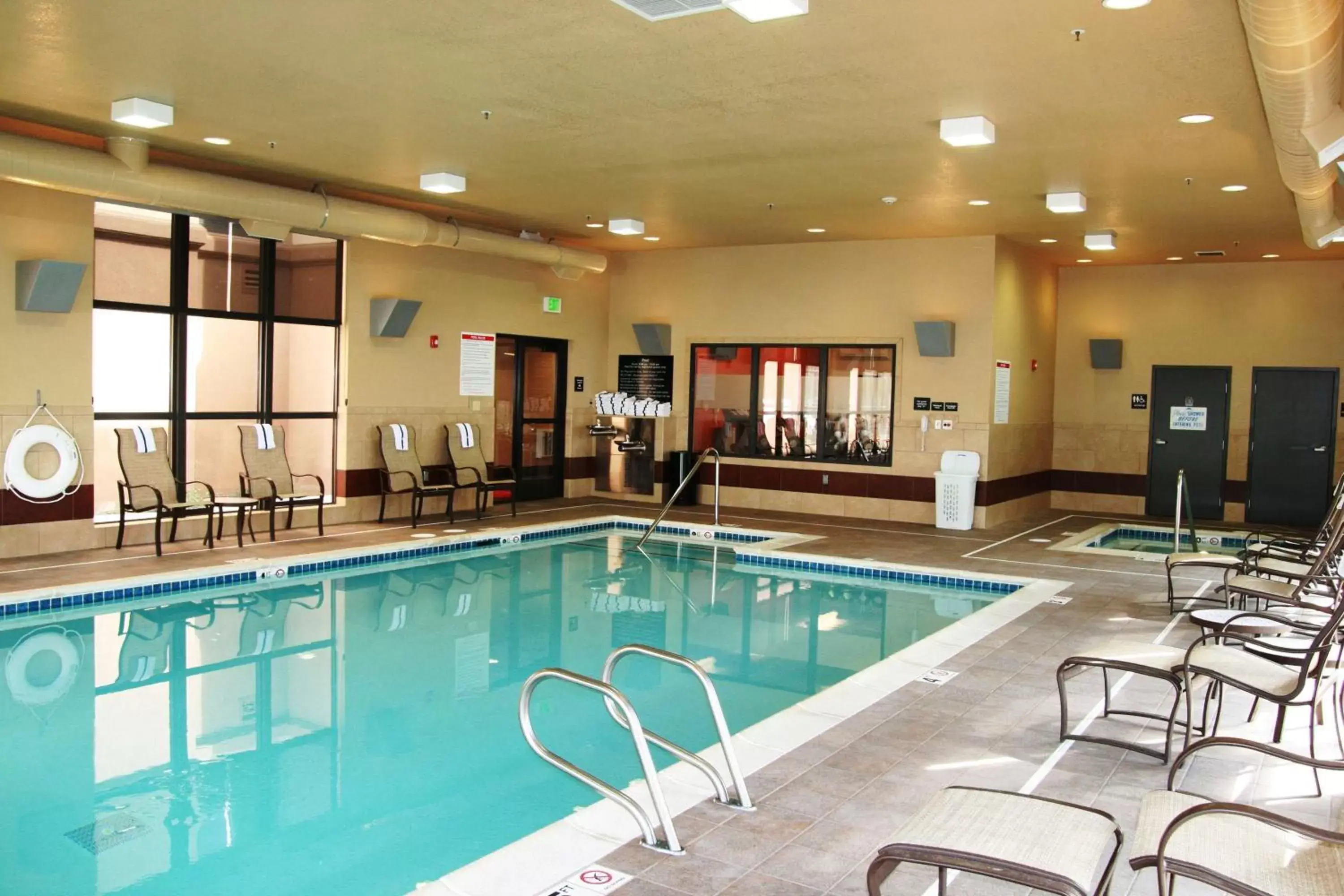 Pool view, Swimming Pool in Hampton Inn & Suites Spokane Valley