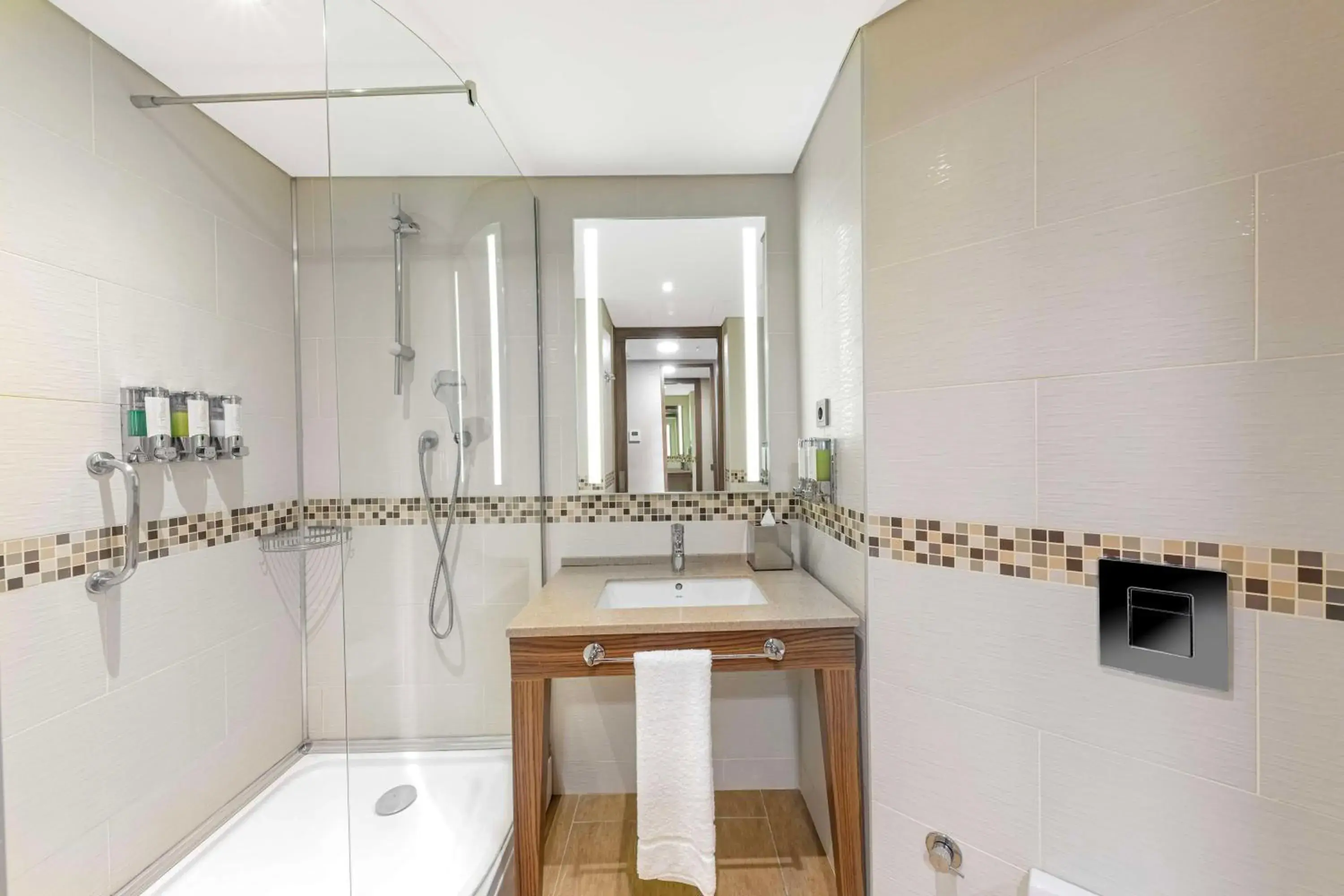 Shower, Bathroom in Hampton by Hilton Istanbul Kayasehir