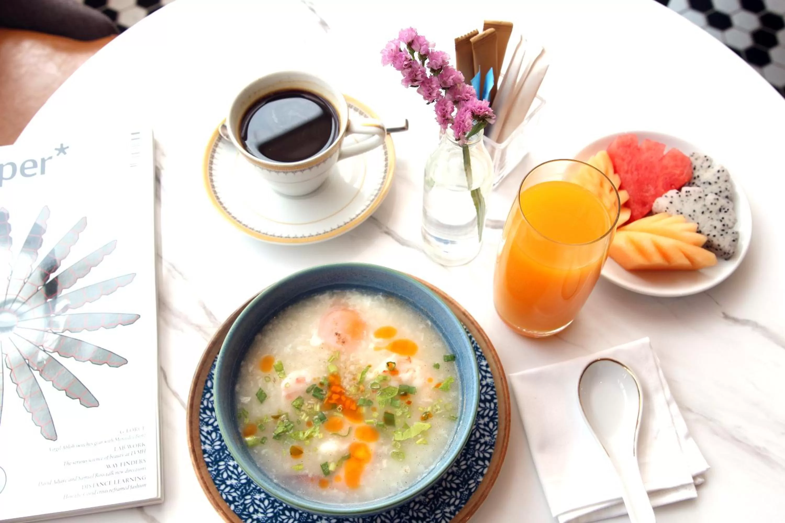 Breakfast in Montien Hotel Surawong Bangkok