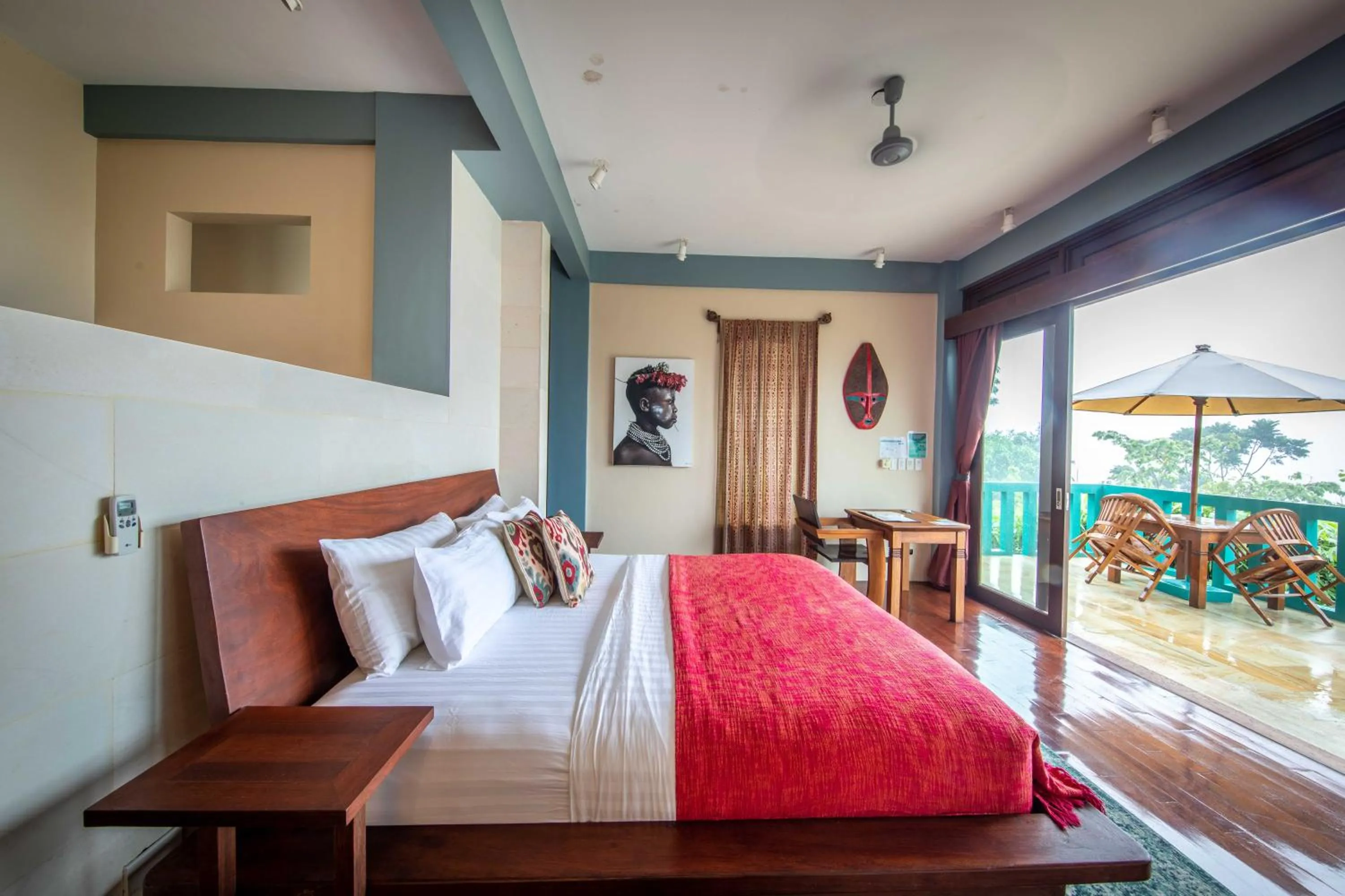 Bed in Karuna El Nido Villas