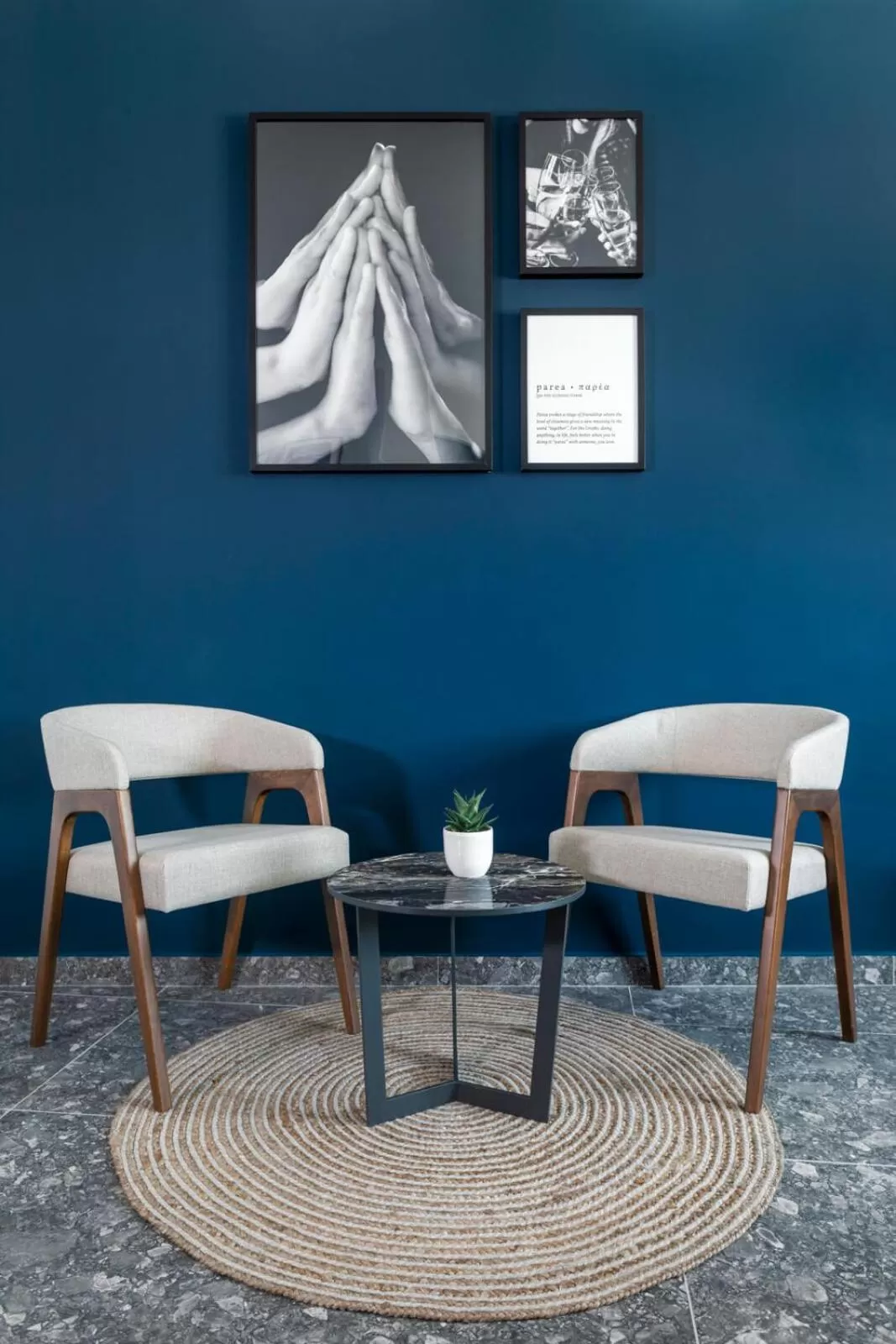 Seating area in Play Theatrou Athens a member of Brown Hotels