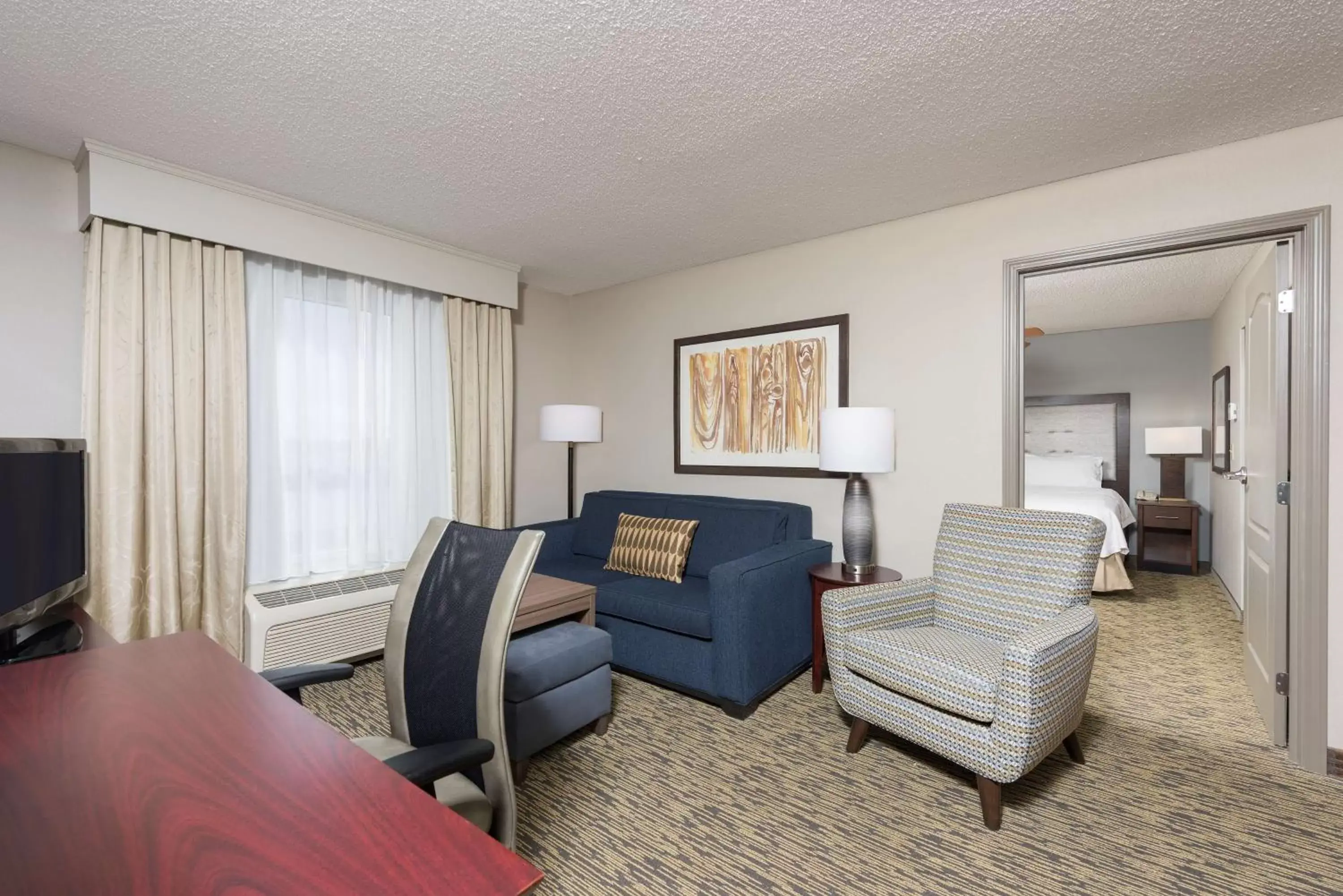Bedroom, Seating Area in Homewood Suites by Hilton Bloomington