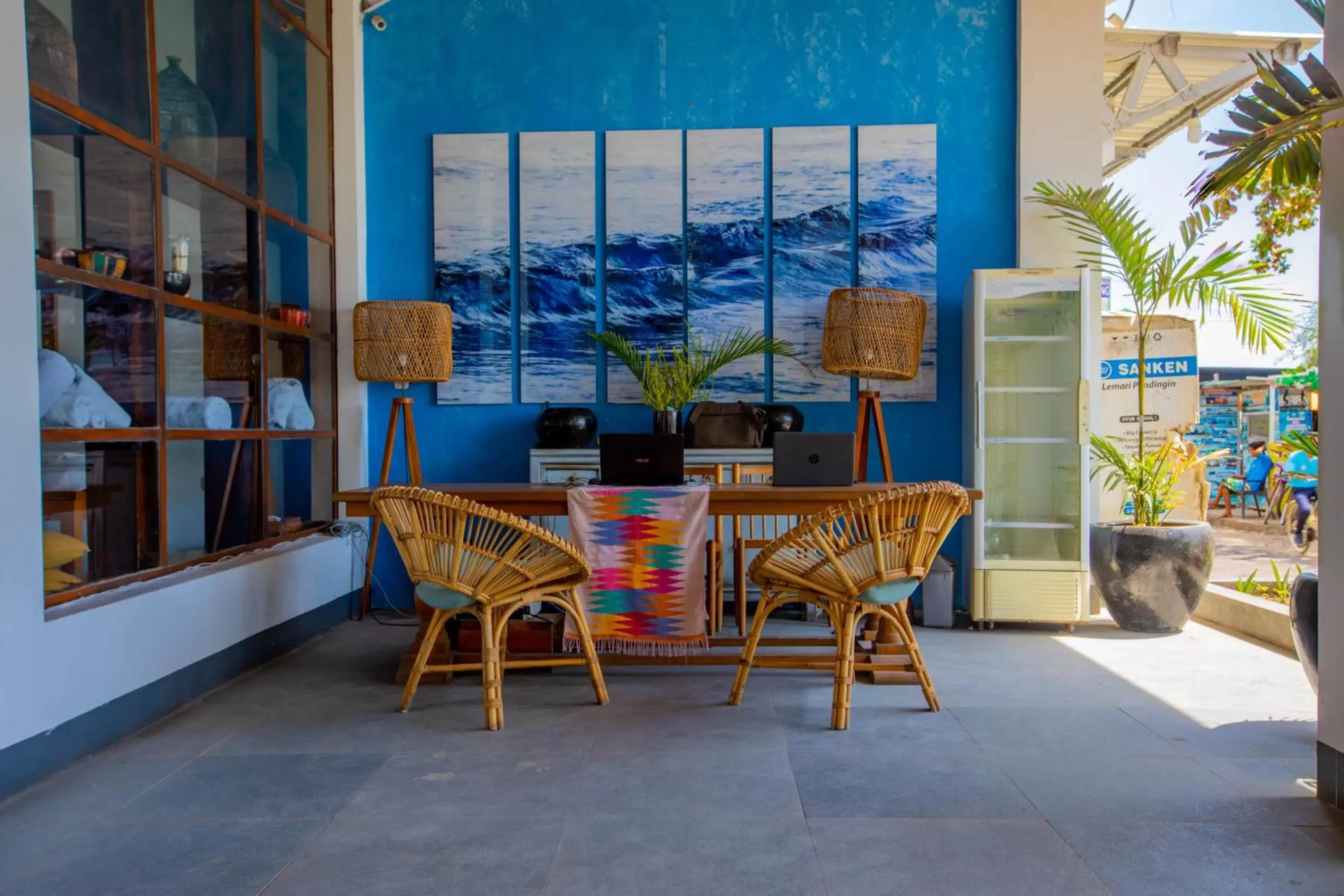 Lobby or reception in Gili Sands Hotel & Bar