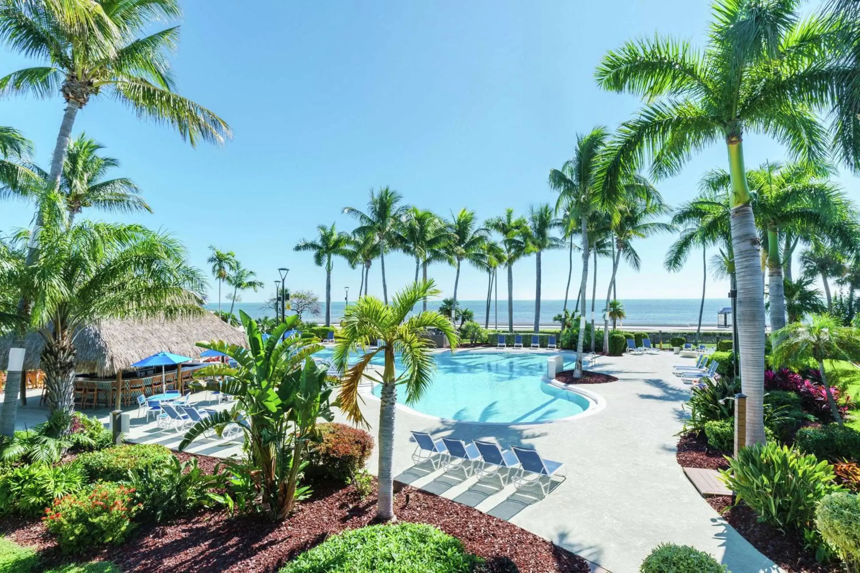 Pool view, Swimming Pool in Hampton Inn Key West FL