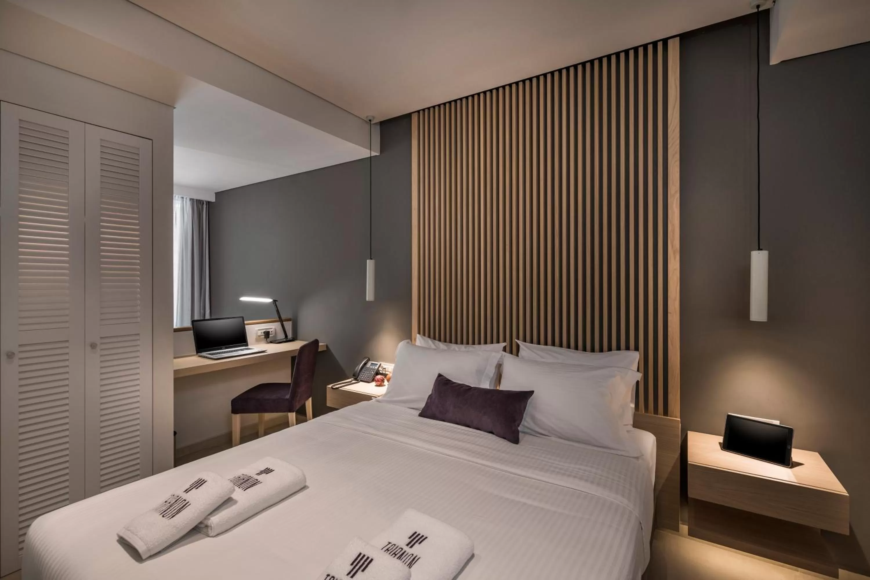 Bedroom, Bed in Trianon Luxury Apartments & Suites