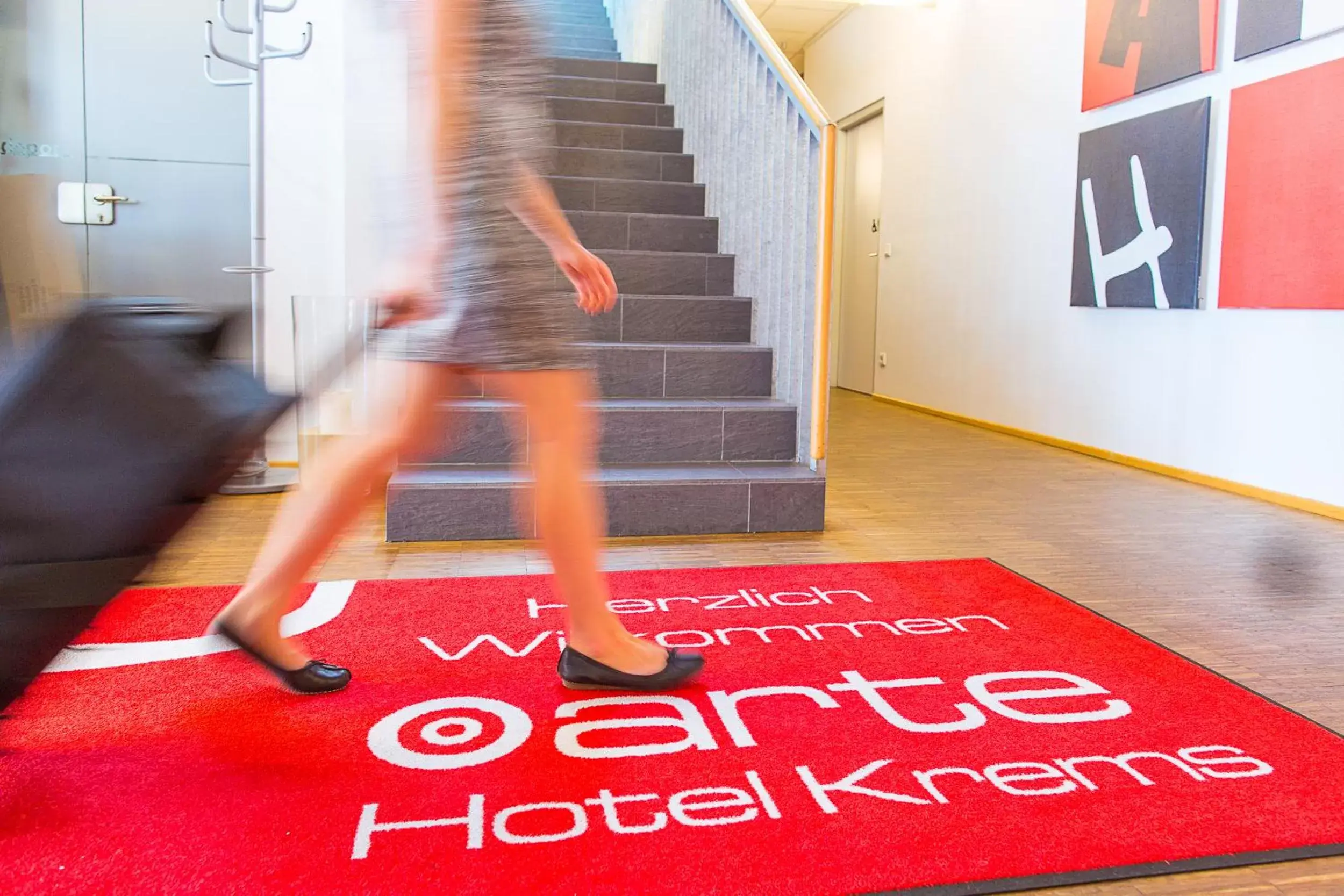 People in arte Hotel Krems