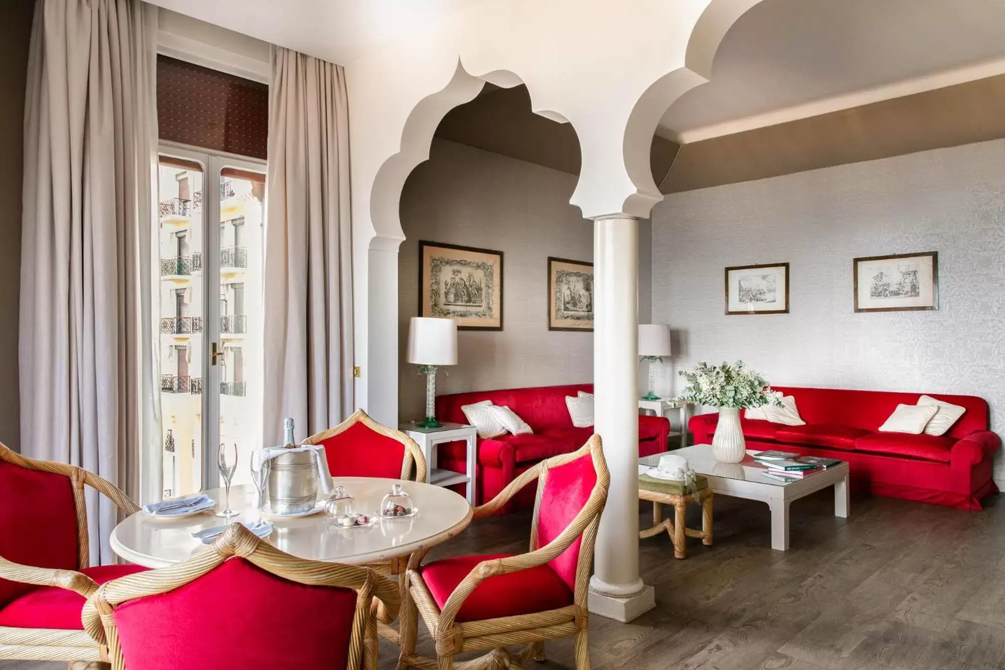 Living room, Restaurant/Places to Eat in Hotel Excelsior Venice