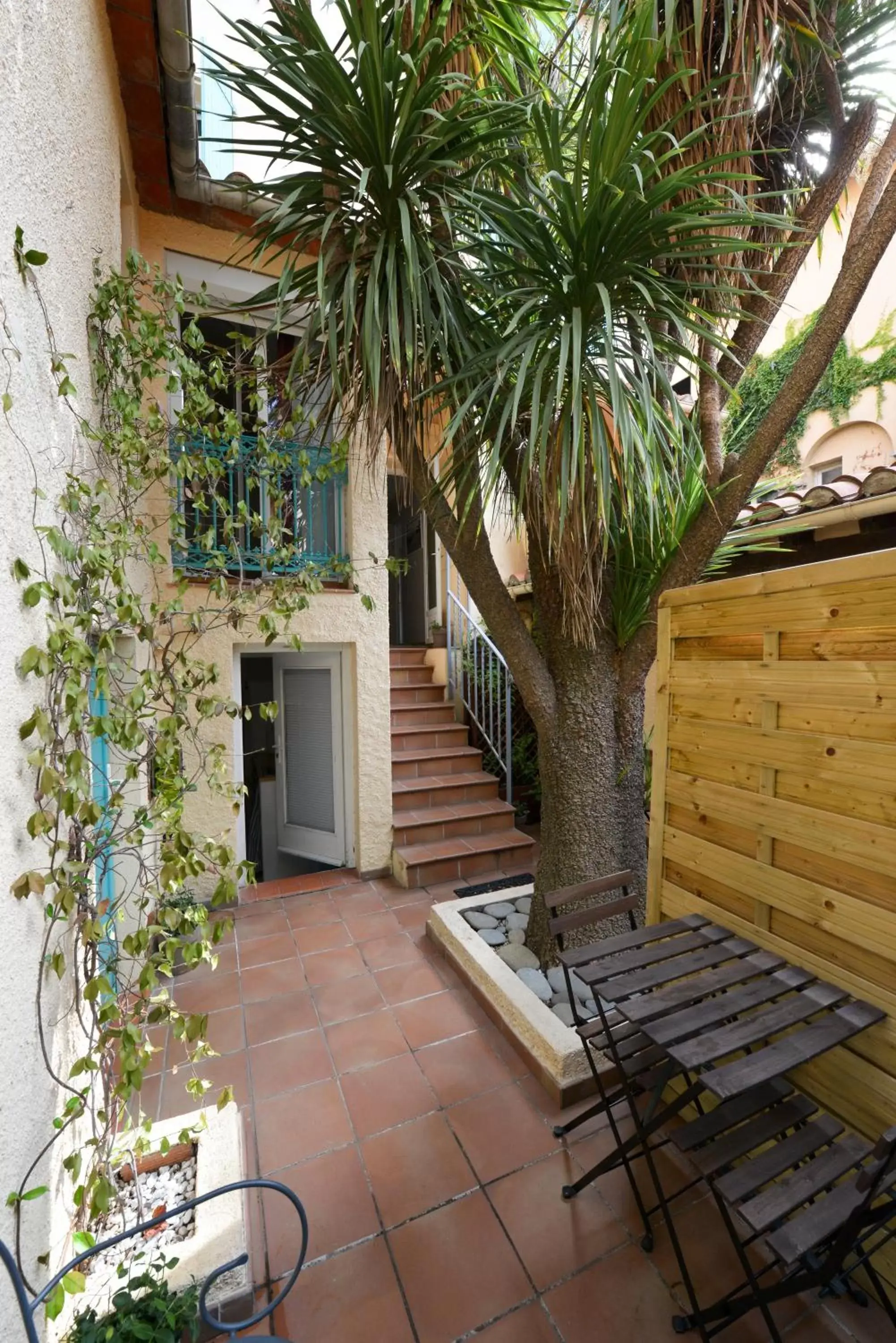 Patio in Hôtel la Bona Casa