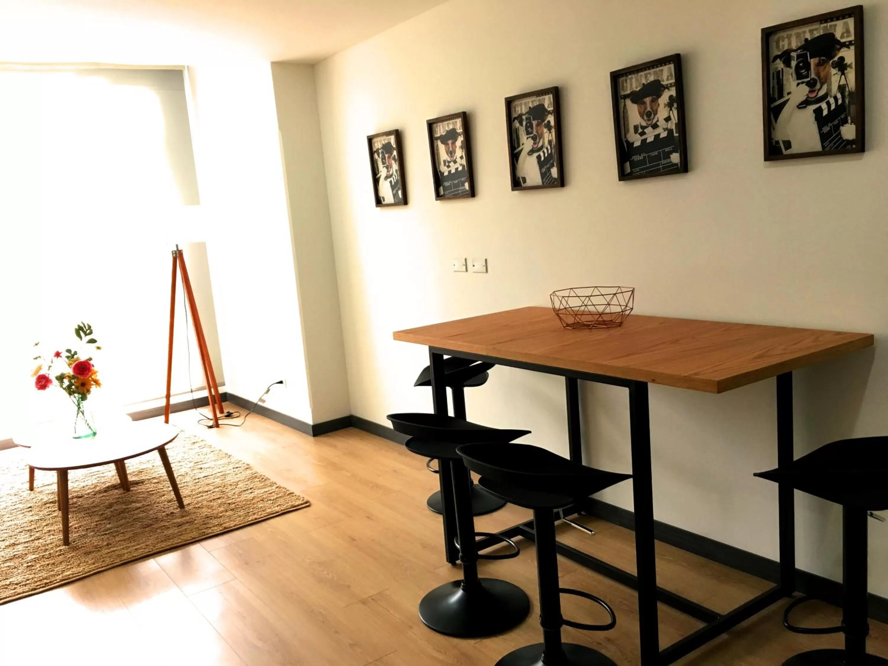 Living room in Cora 96 Street Apartments