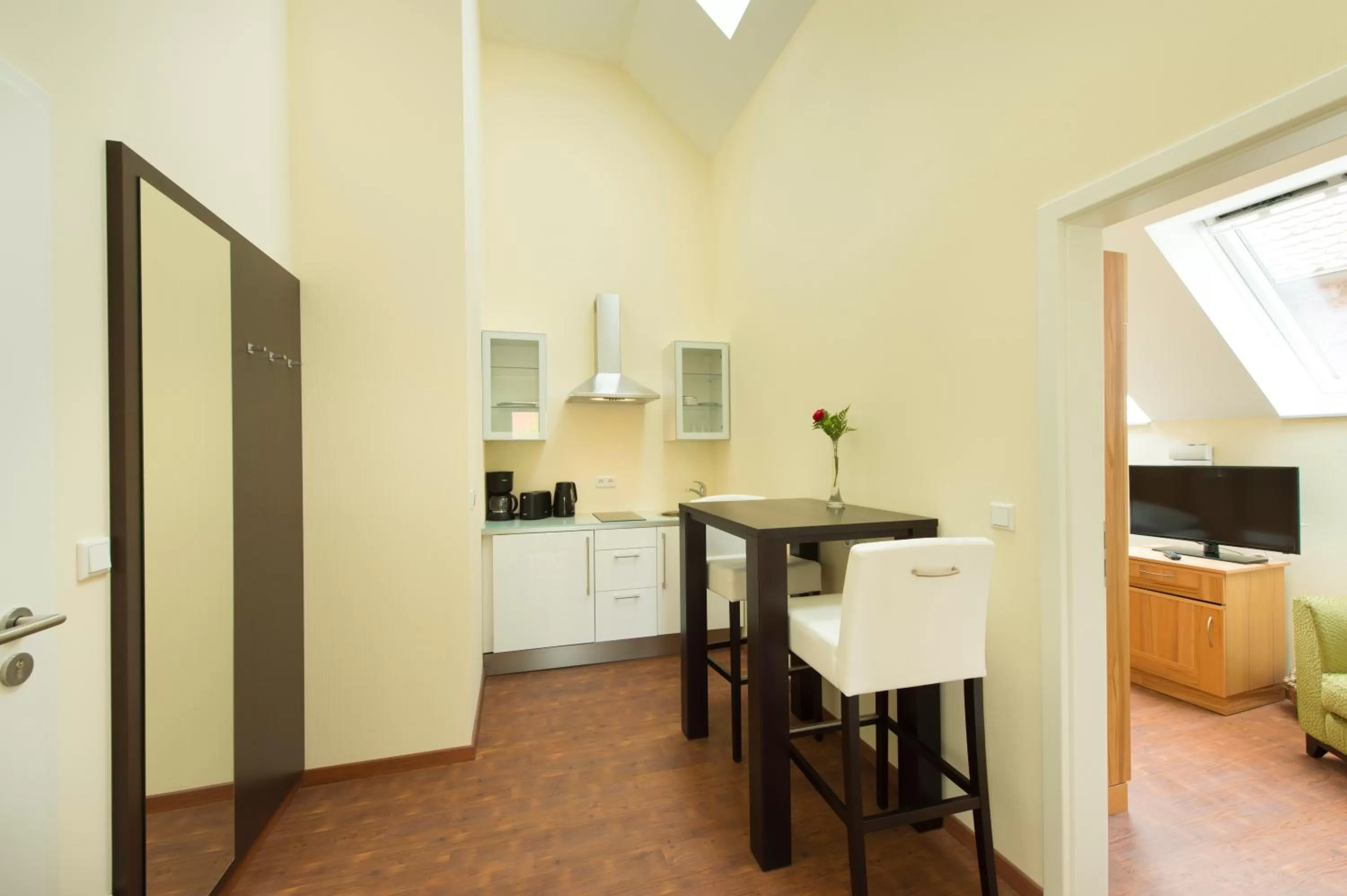 Kitchen or kitchenette in Hotel Storck