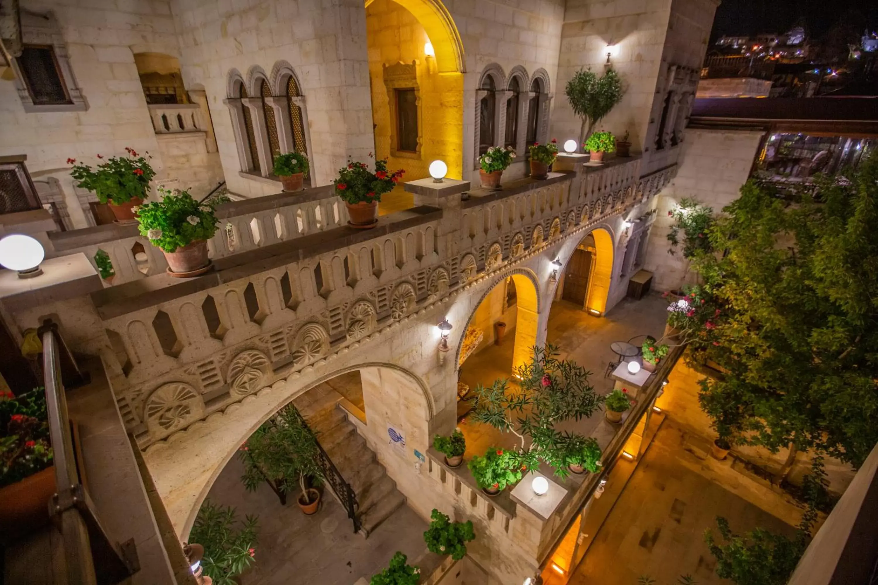 Bird's eye view in Stone House Cave Hotel