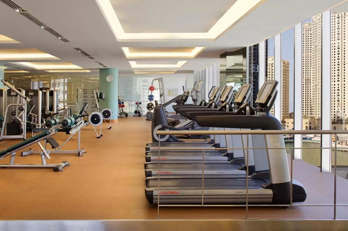 Fitness centre/facilities in Emaar Residences Dubai Marina by Qstay - formerly Address Dubai Marina