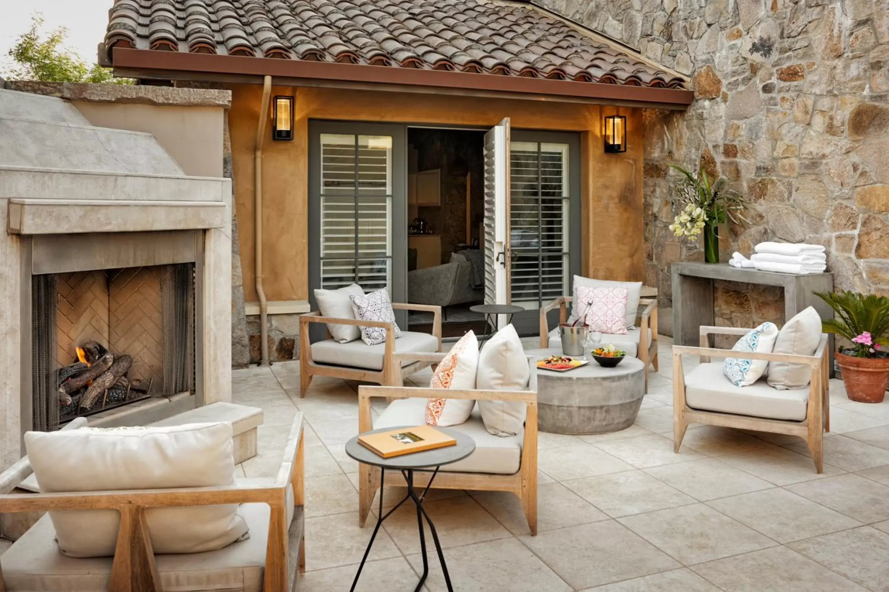 Patio in The Estate Yountville