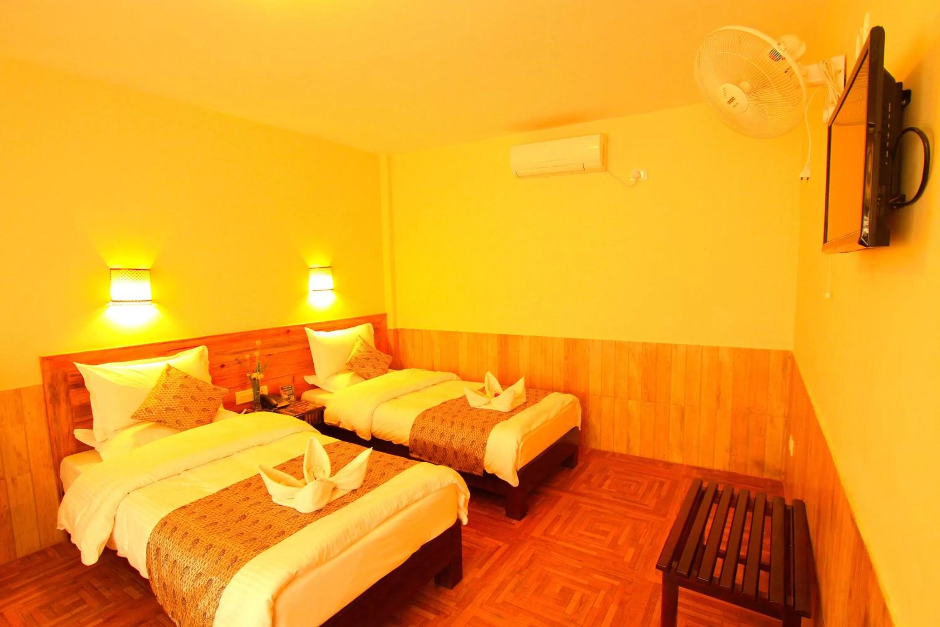 Decorative detail, Bed in Hotel Splendid View