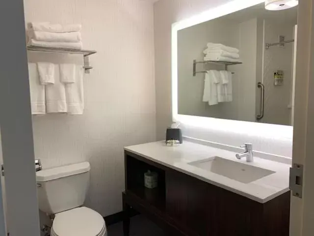 Bathroom in Holiday Inn - Cheshire - Southington, an IHG Hotel