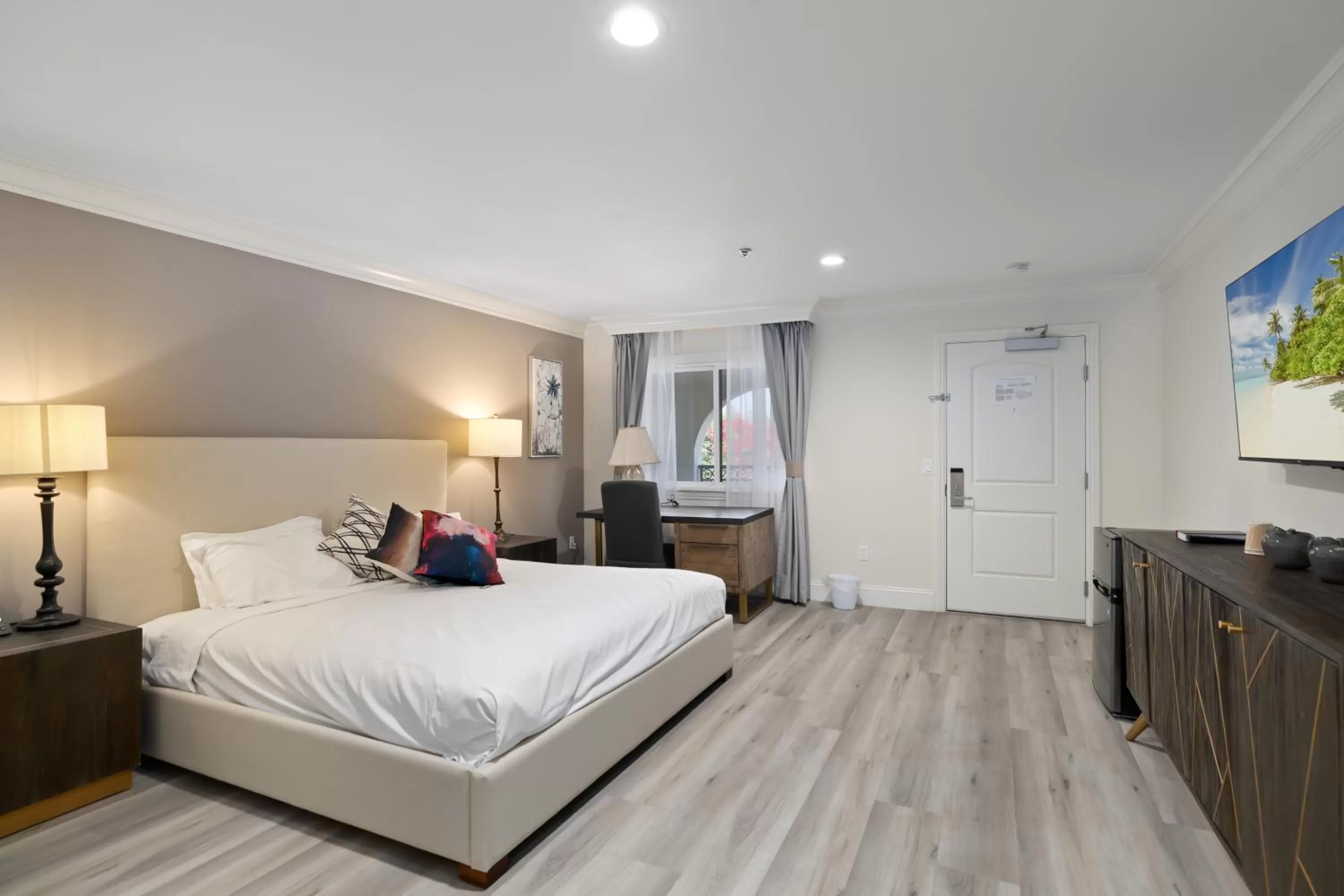 Bed in Hotel Huntington