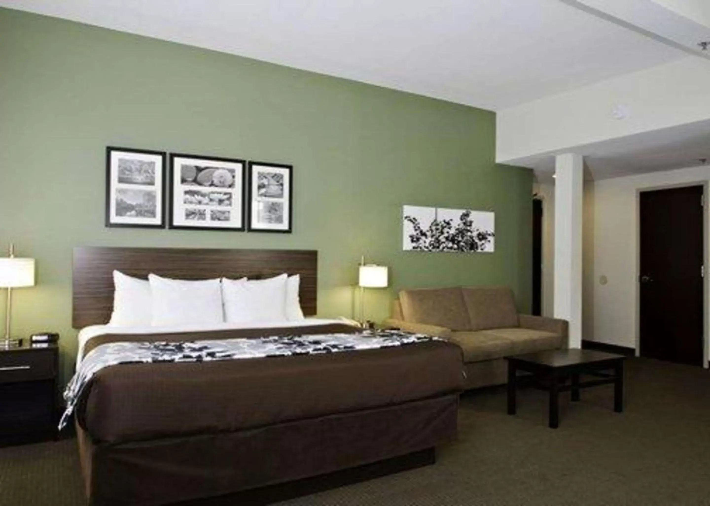 Photo of the whole room, Bed in Sleep Inn & Suites Downtown Inner Harbor