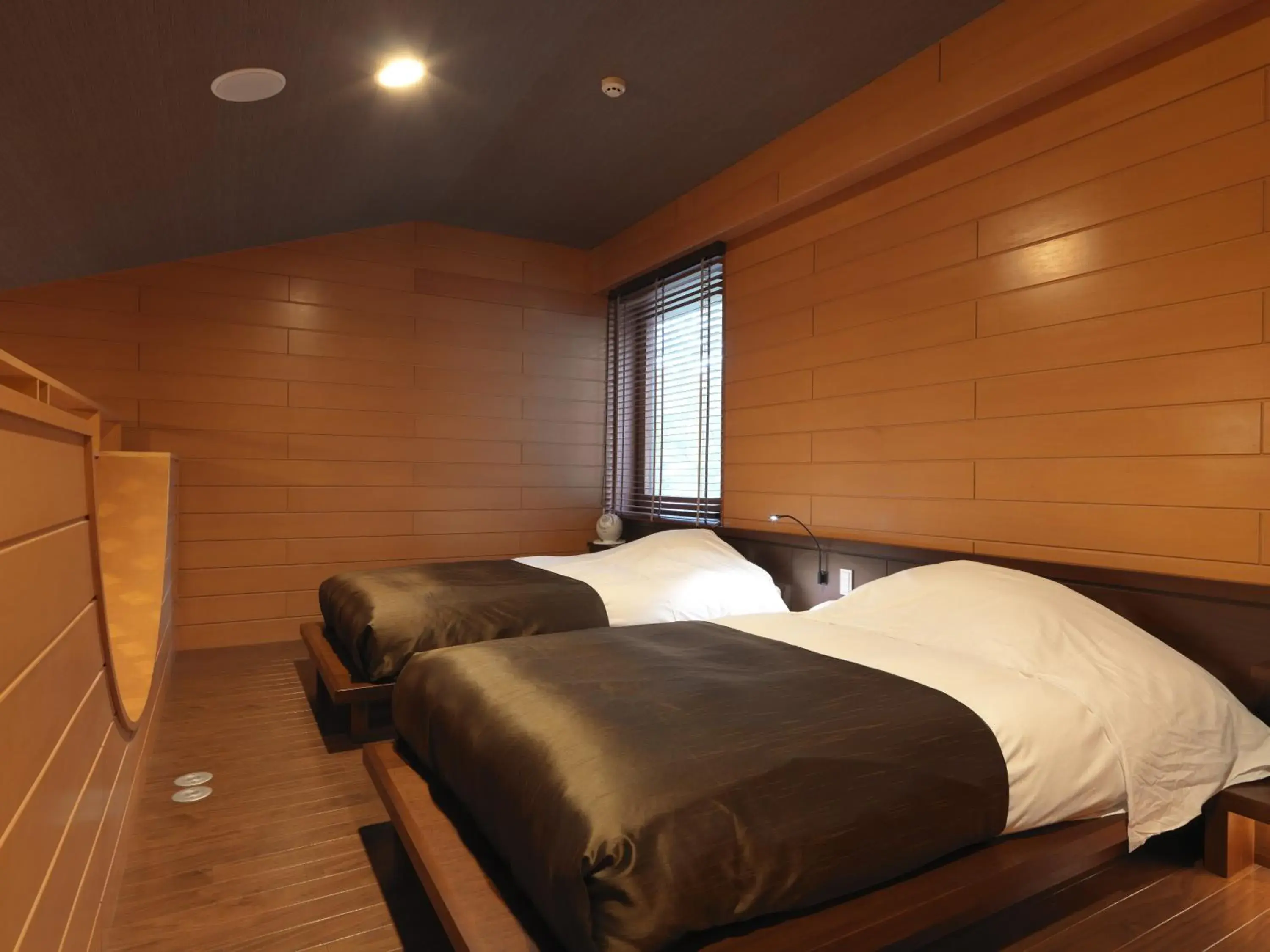 Bed in Jozankei Tsuruga Resort Spa Mori no Uta