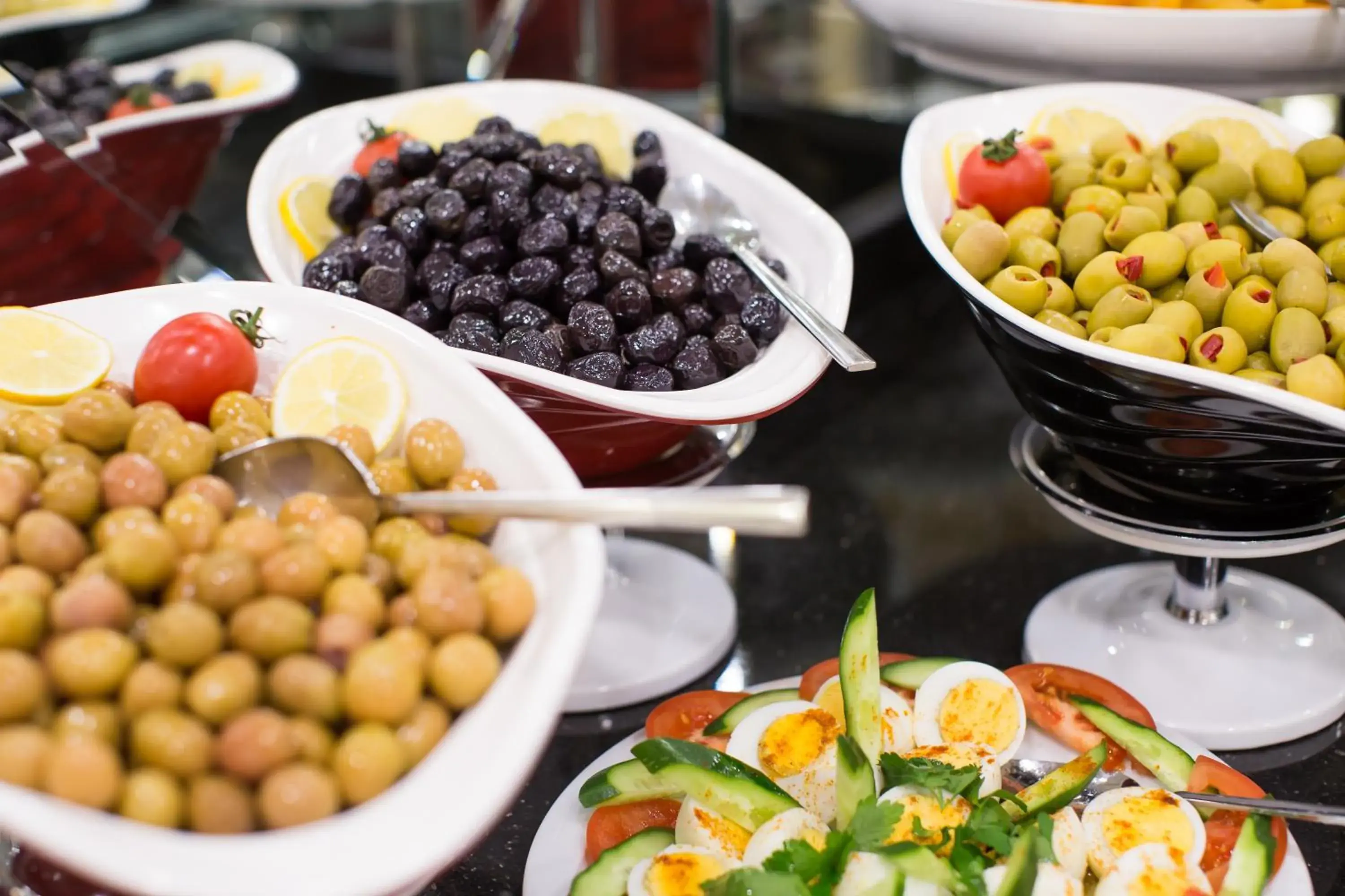 Buffet breakfast, Food in Ruba Palace Thermal Hotel