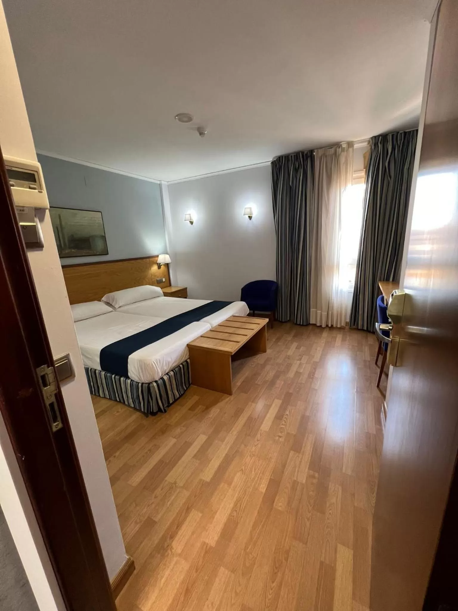 Bedroom, Bed in Alojamientos Cervantes