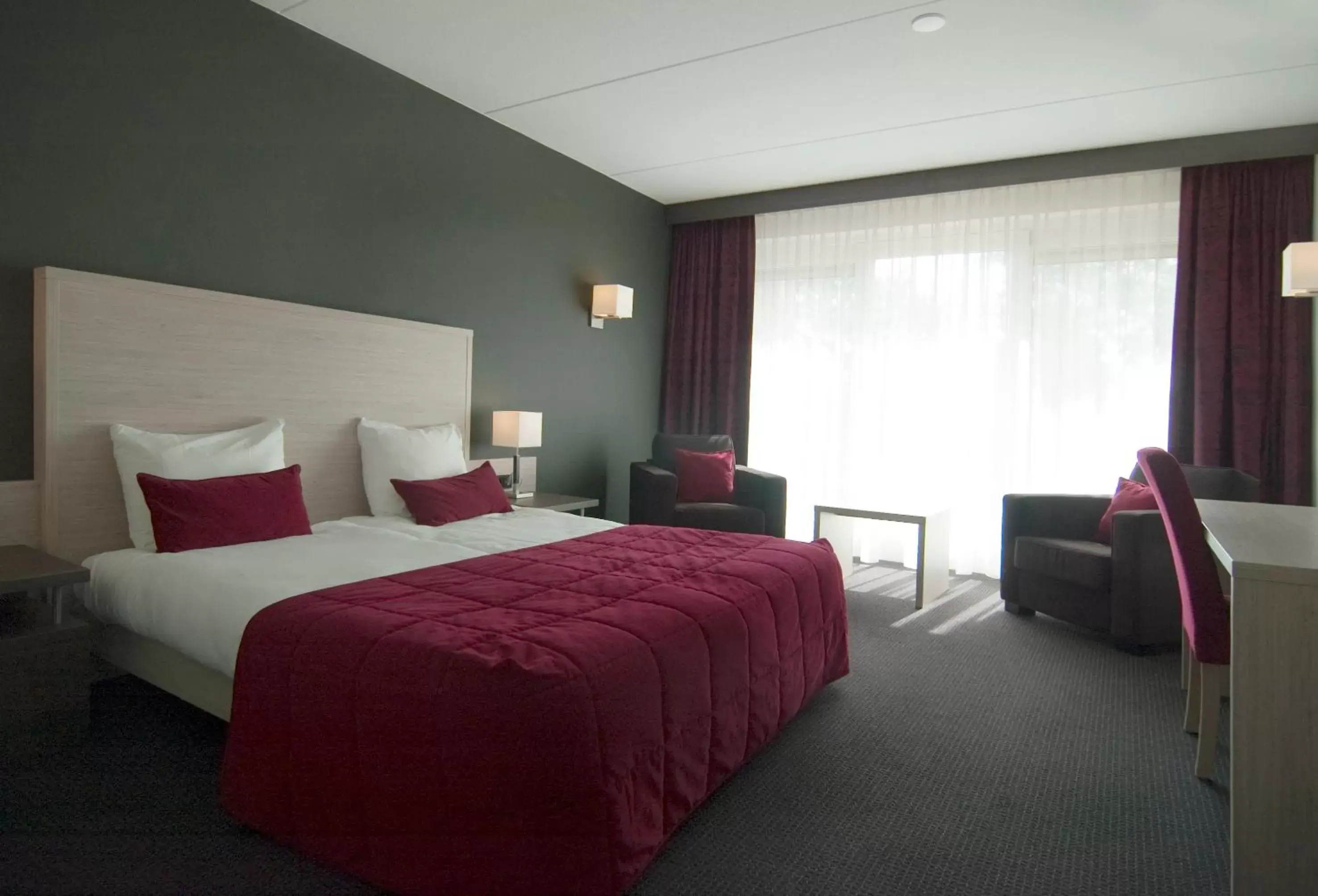 Bed in Hotel Bornholm