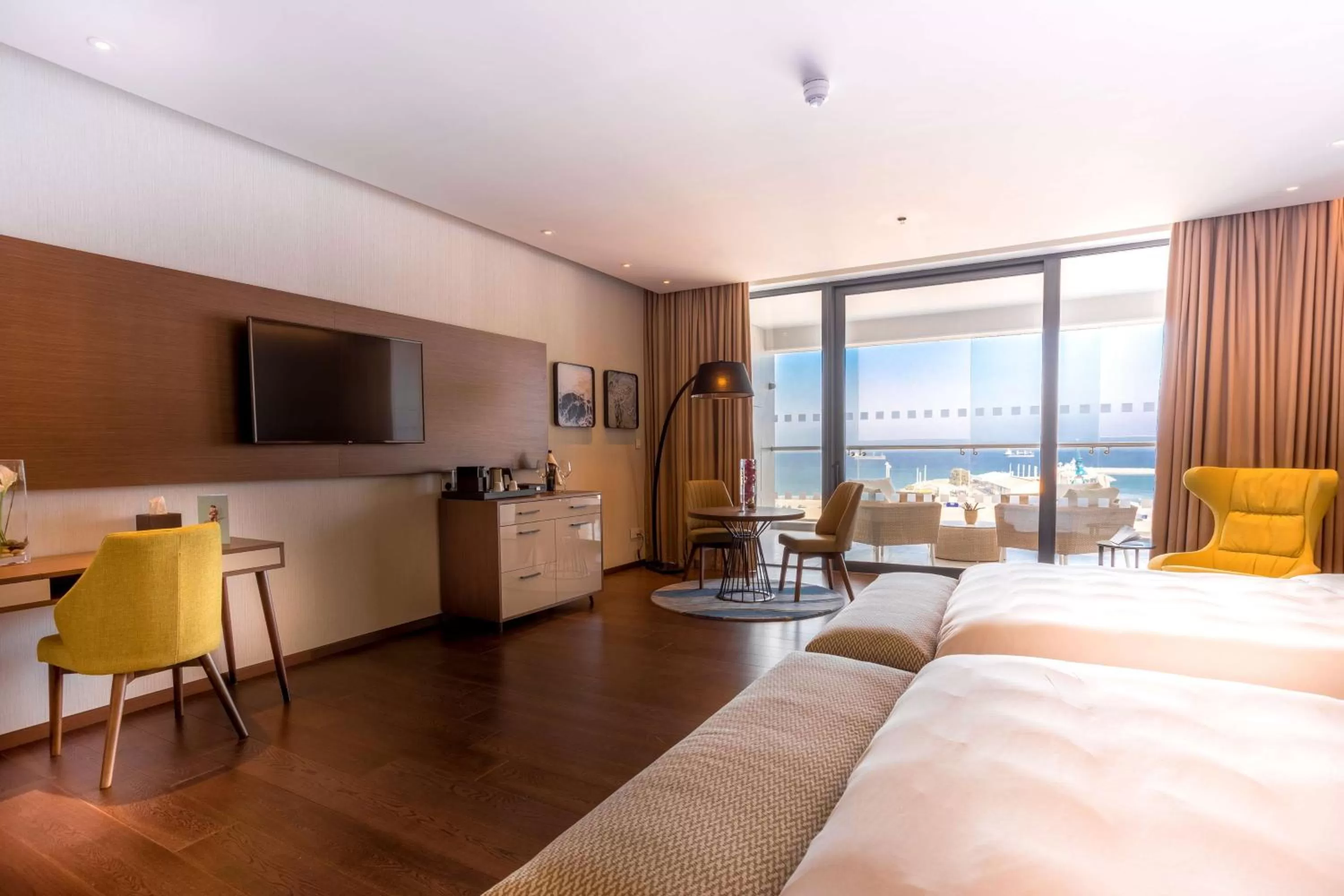 Photo of the whole room, Bed in Radisson Blu Hotel, Larnaca