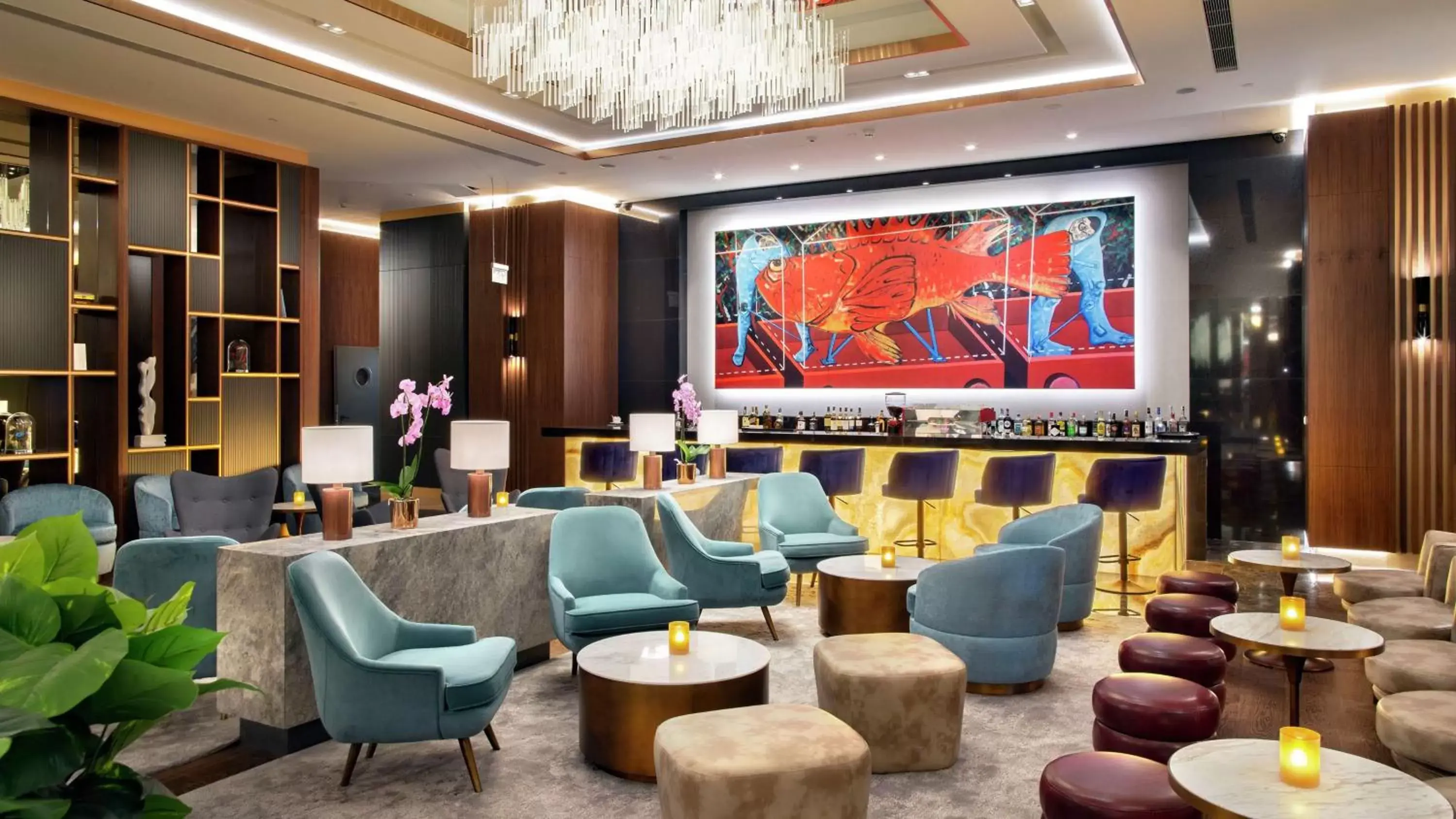 Lounge or bar in Hilton Istanbul Maslak